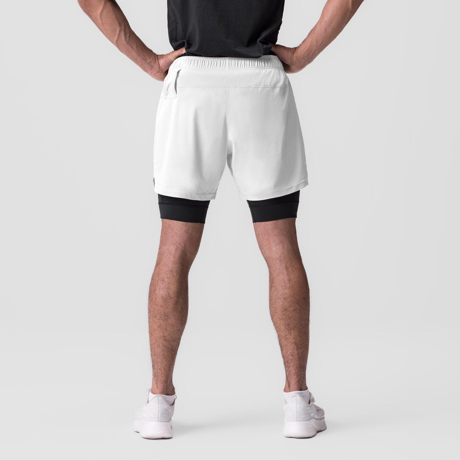 0784. Ultralite™ 6" Liner Short   - White/Black Product Image