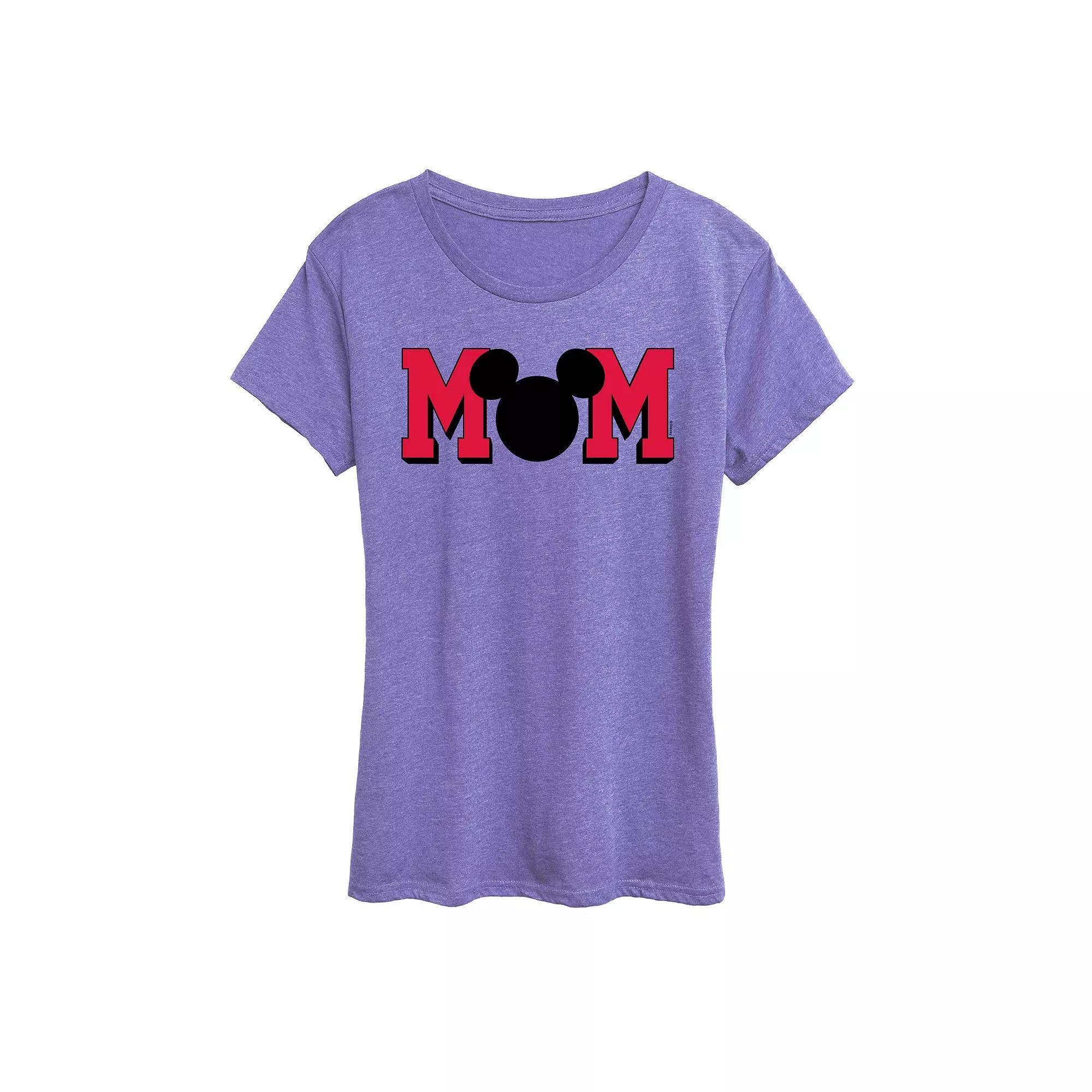Disney's Mickey Mouse Women's Mom Graphic Tee,  Product Image
