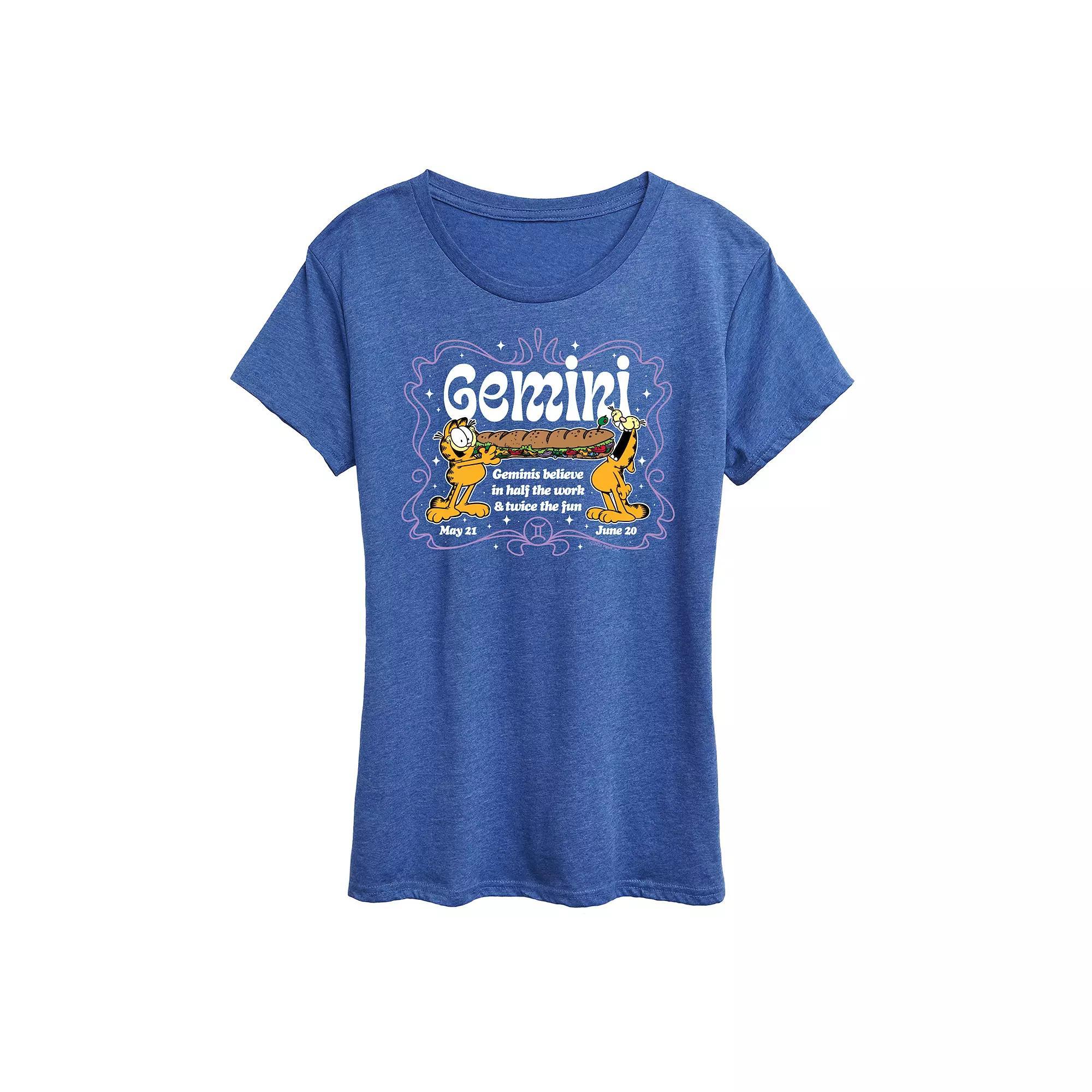 Women's Garfield Gemini Graphic Tee,  Product Image