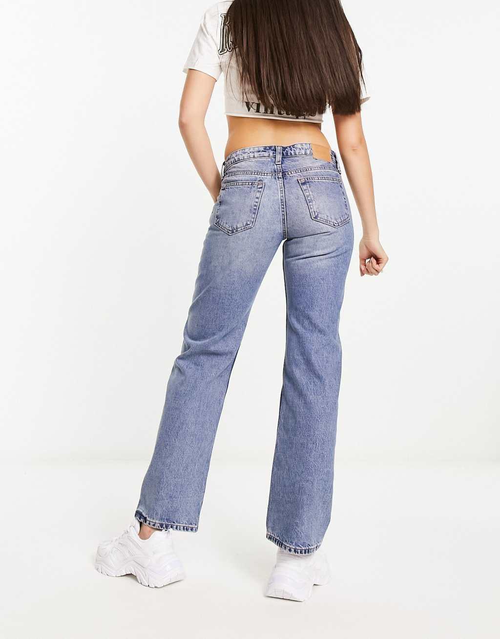 Weekday Arrow low rise straight leg jeans Product Image