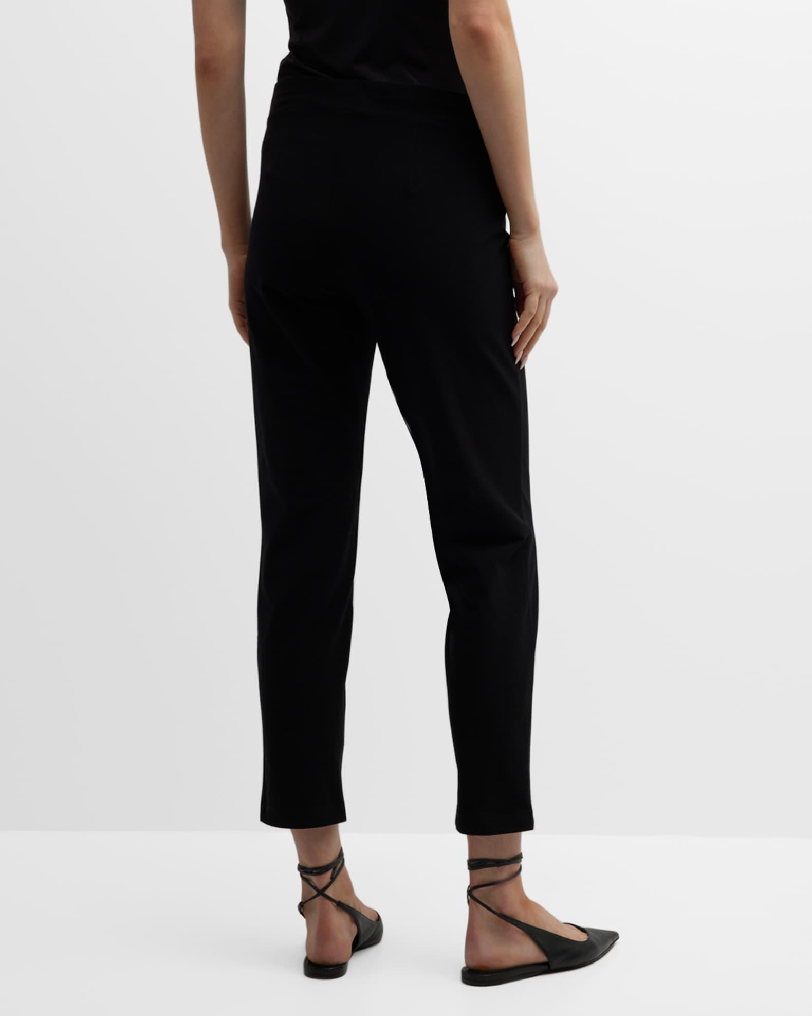 Washable Stretch Crepe Slim Ankle Pants Product Image