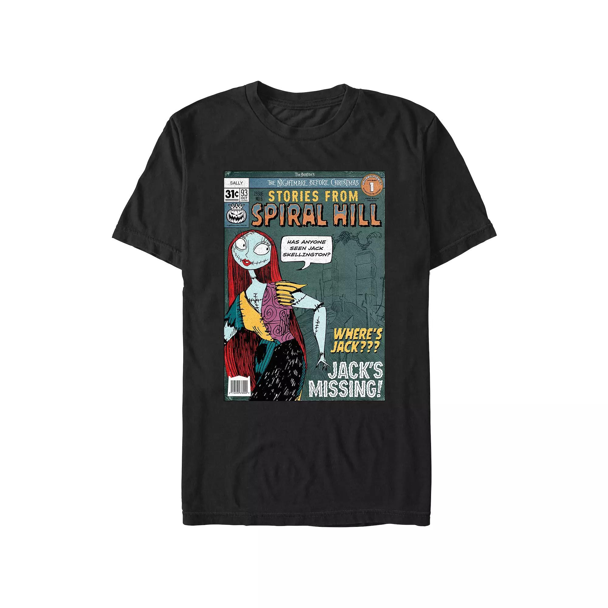 Disney's The Nightmare Before Christmas Stories From Spiral Hill Juniors' Boyfriend Graphic Tee, Women's,  Product Image