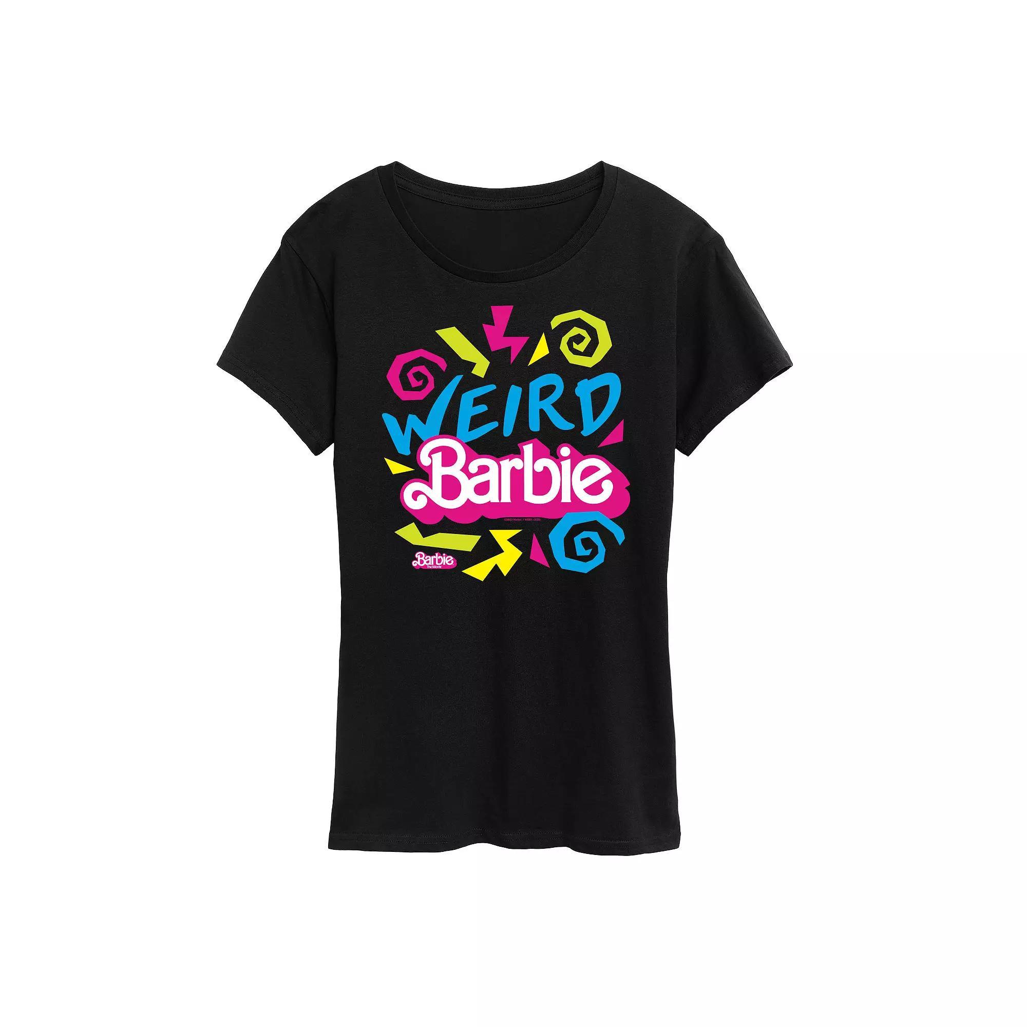 Women's Barbie The Movie Weird Barbie Graphic Tee, Girl's, Size: Large, White Product Image