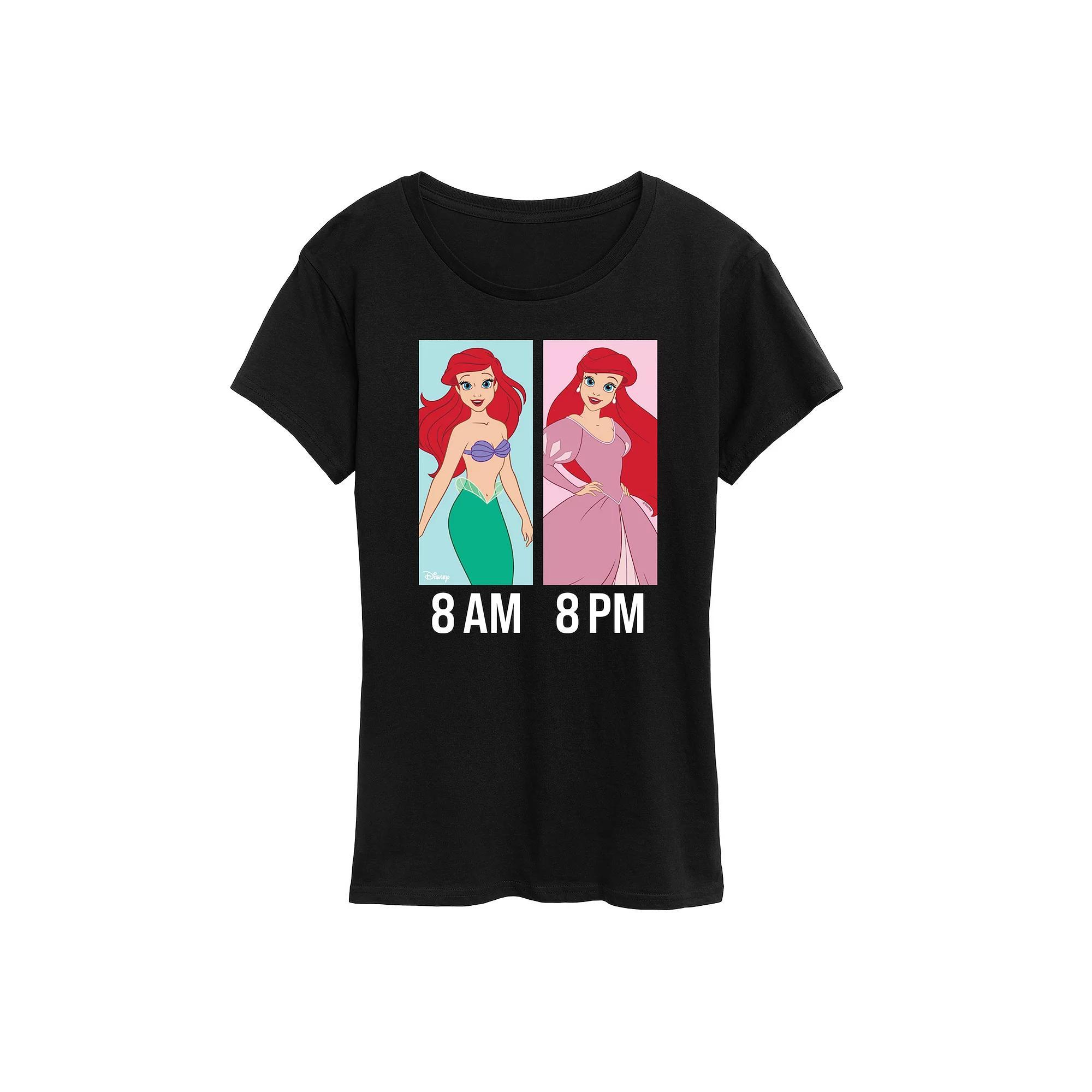 Disney Princess Ariel Women's AM to PM Graphic Tee,  Product Image