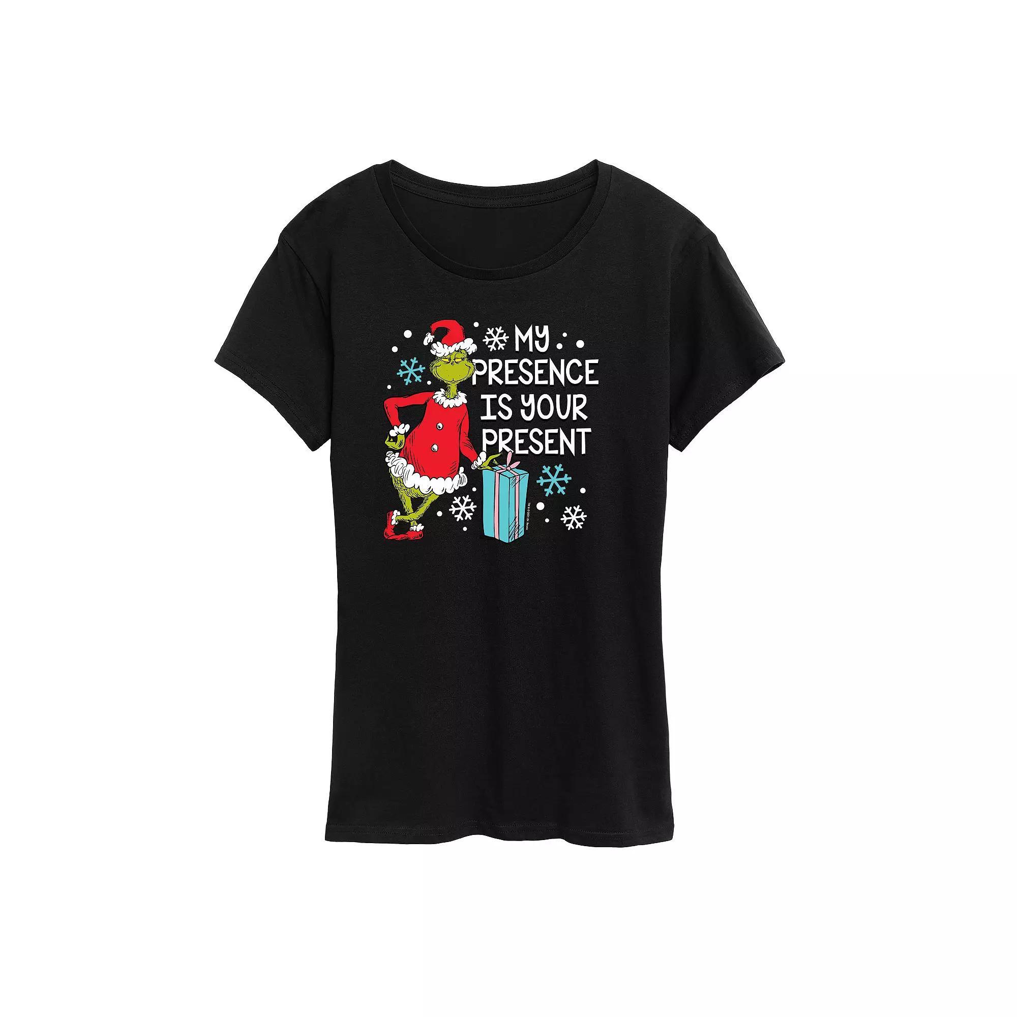 Women's Sesame Street Ornament Grid Graphic Tee, Girl's, Size: Small, Black Product Image