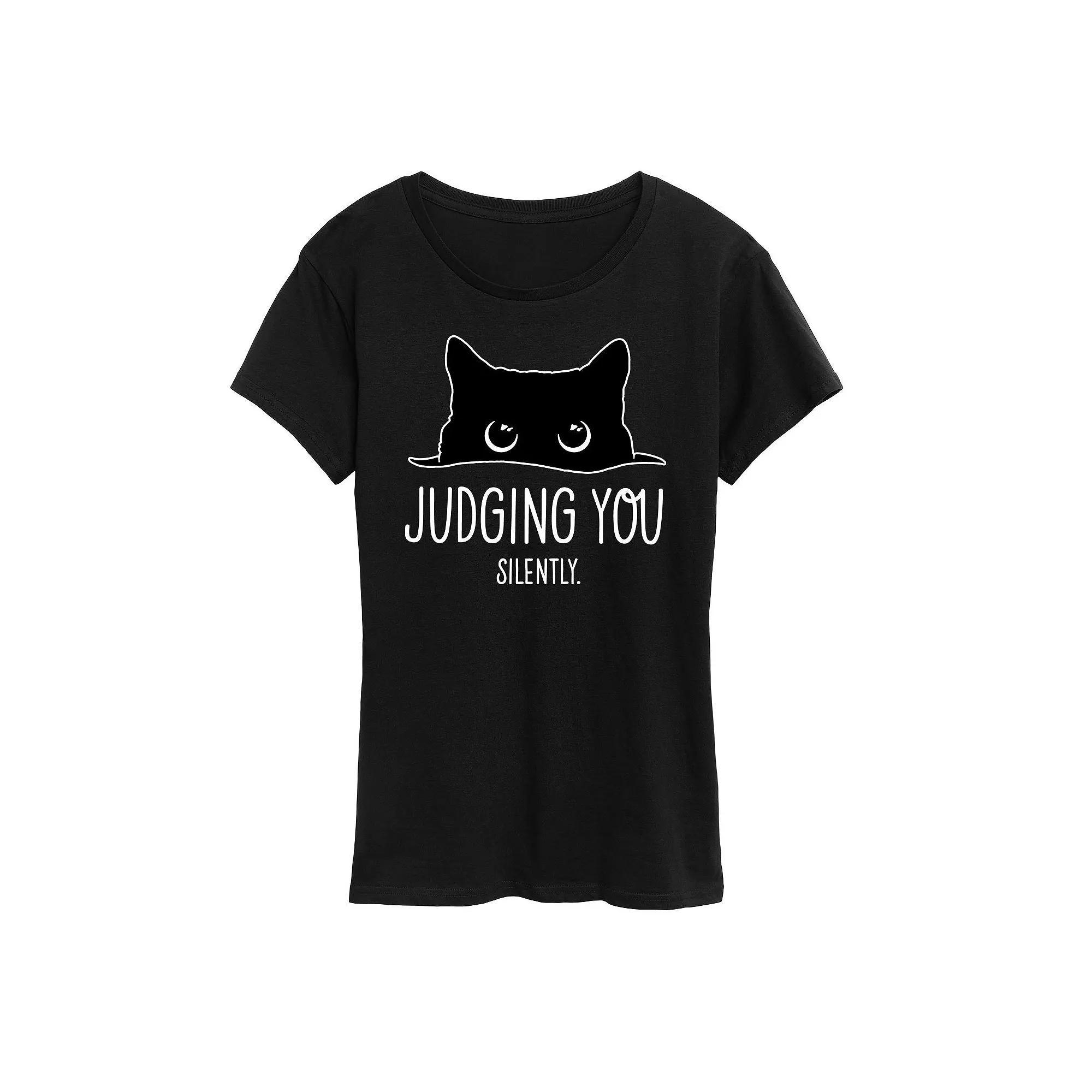 Women's Judging Silently Graphic Tee, Girl's,  Product Image