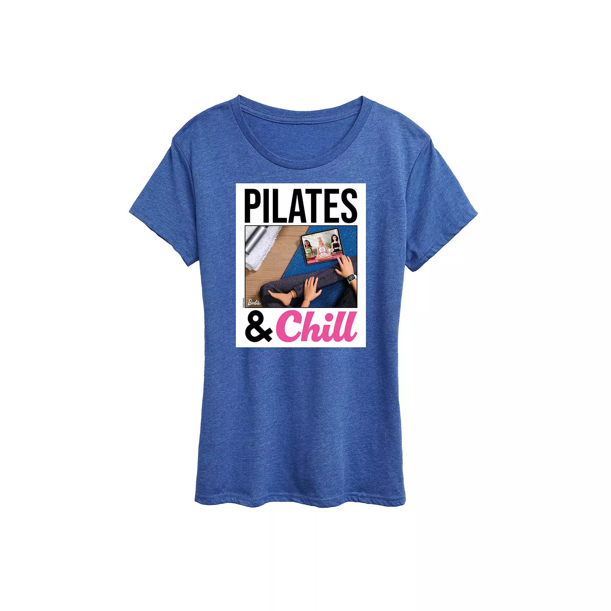 Women's Barbie® Pilates And Chill Graphic Tee,  Product Image