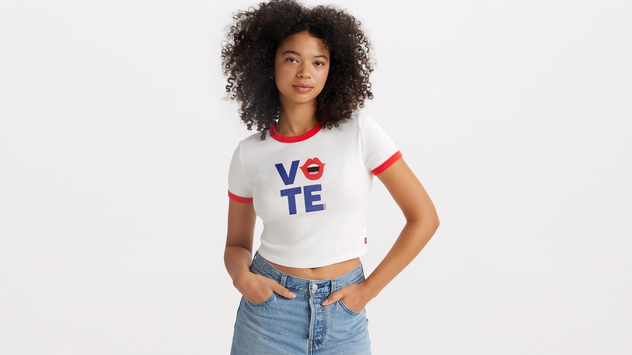 Levi's® Vote Ringer Mini T-Shirt Product Image