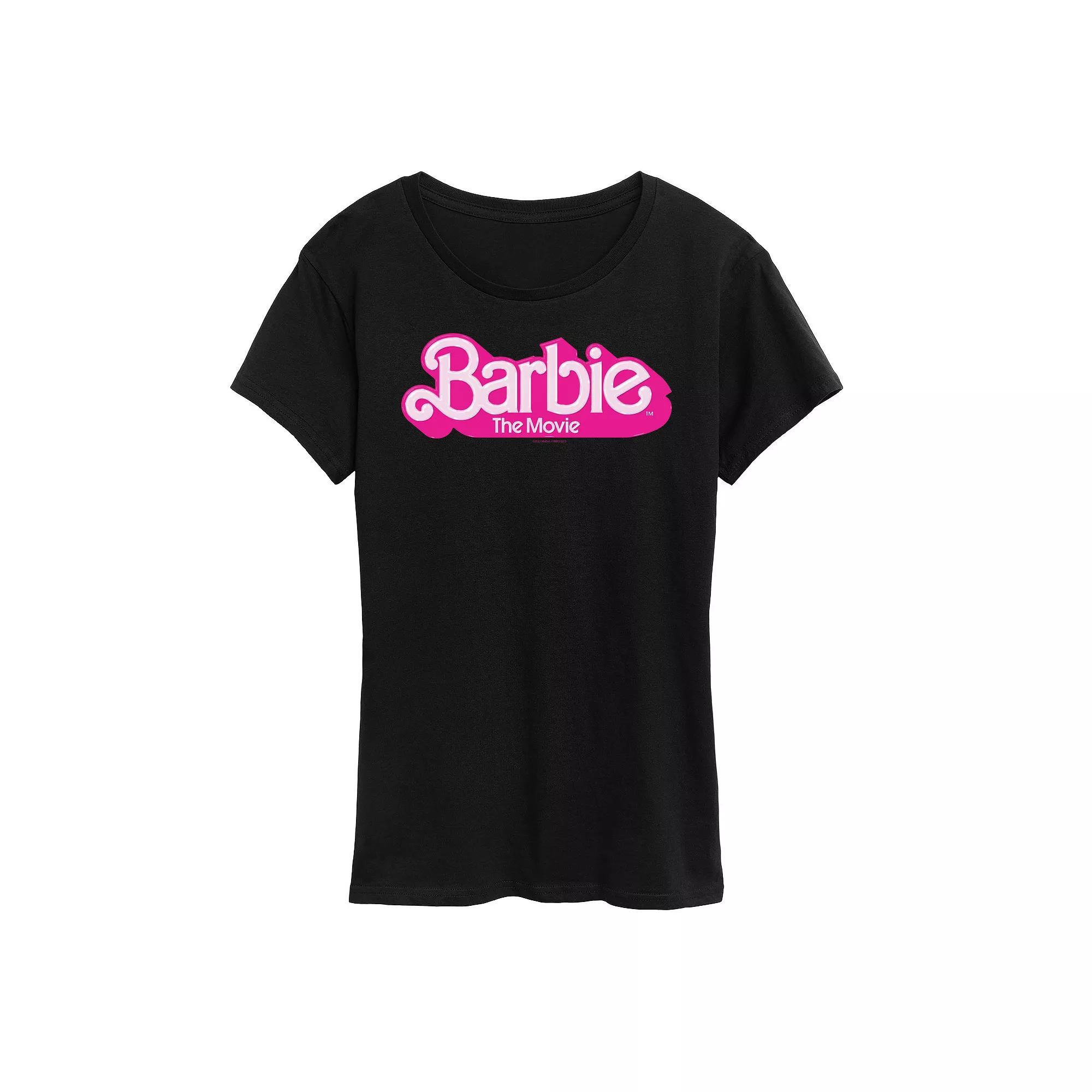 Women's Barbie The Movie Kenergy 70s Graphic Tee, Girl's, Size: Large, Black Product Image