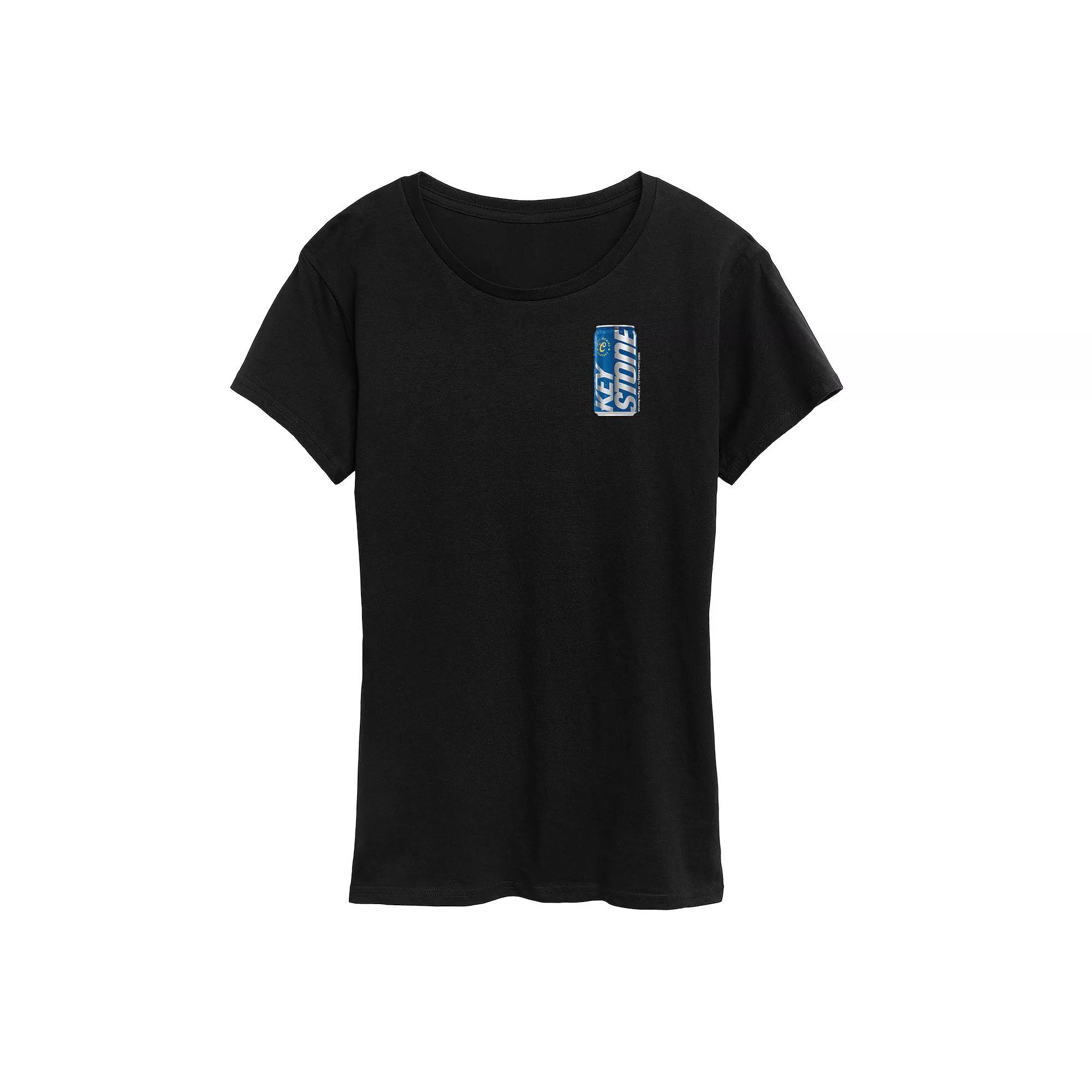 Women's Keystone Light Can Graphic Tee, Size: Small, Black Product Image