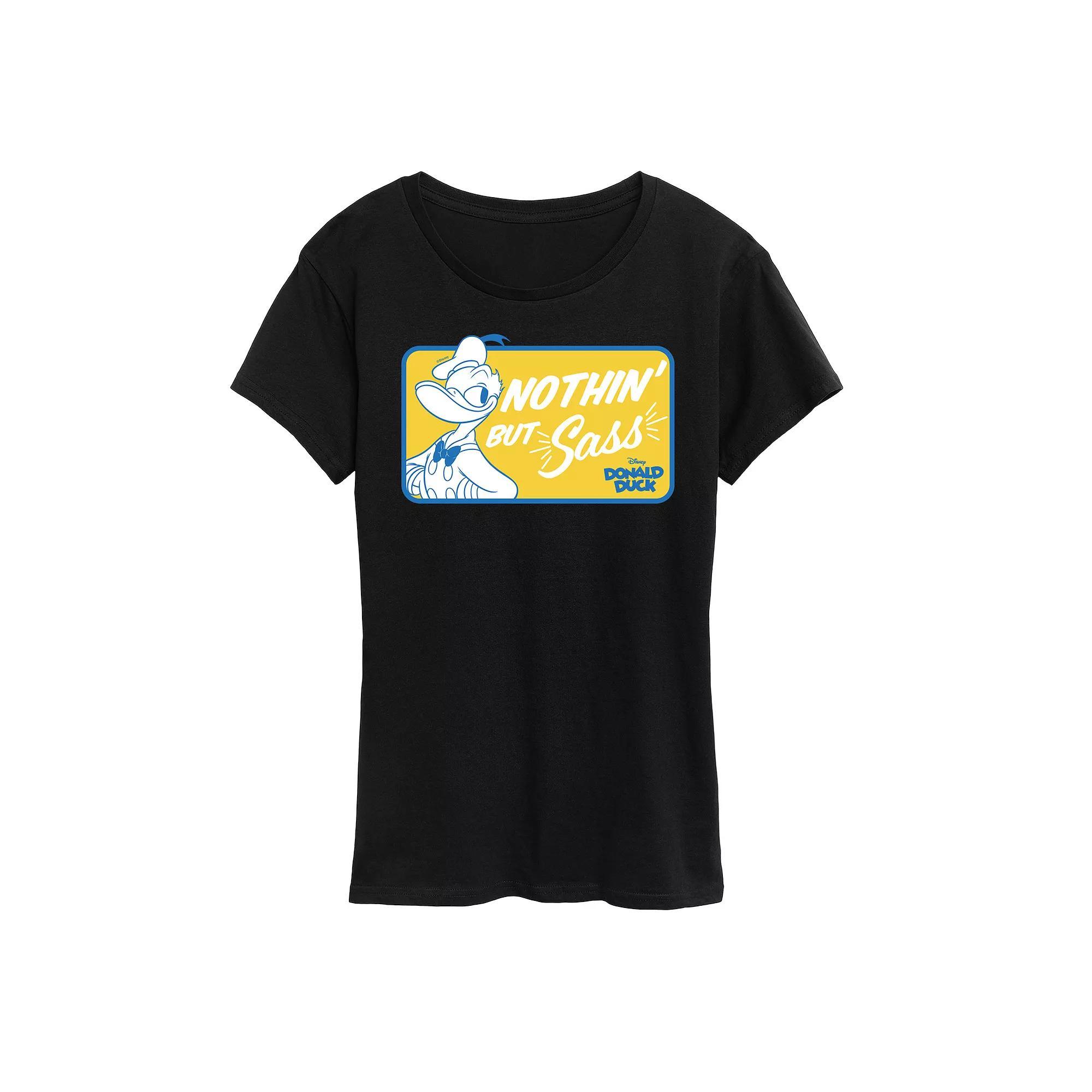 Disney's Donald Duck Women's Nothin' But Sass Graphic Tee,  Product Image