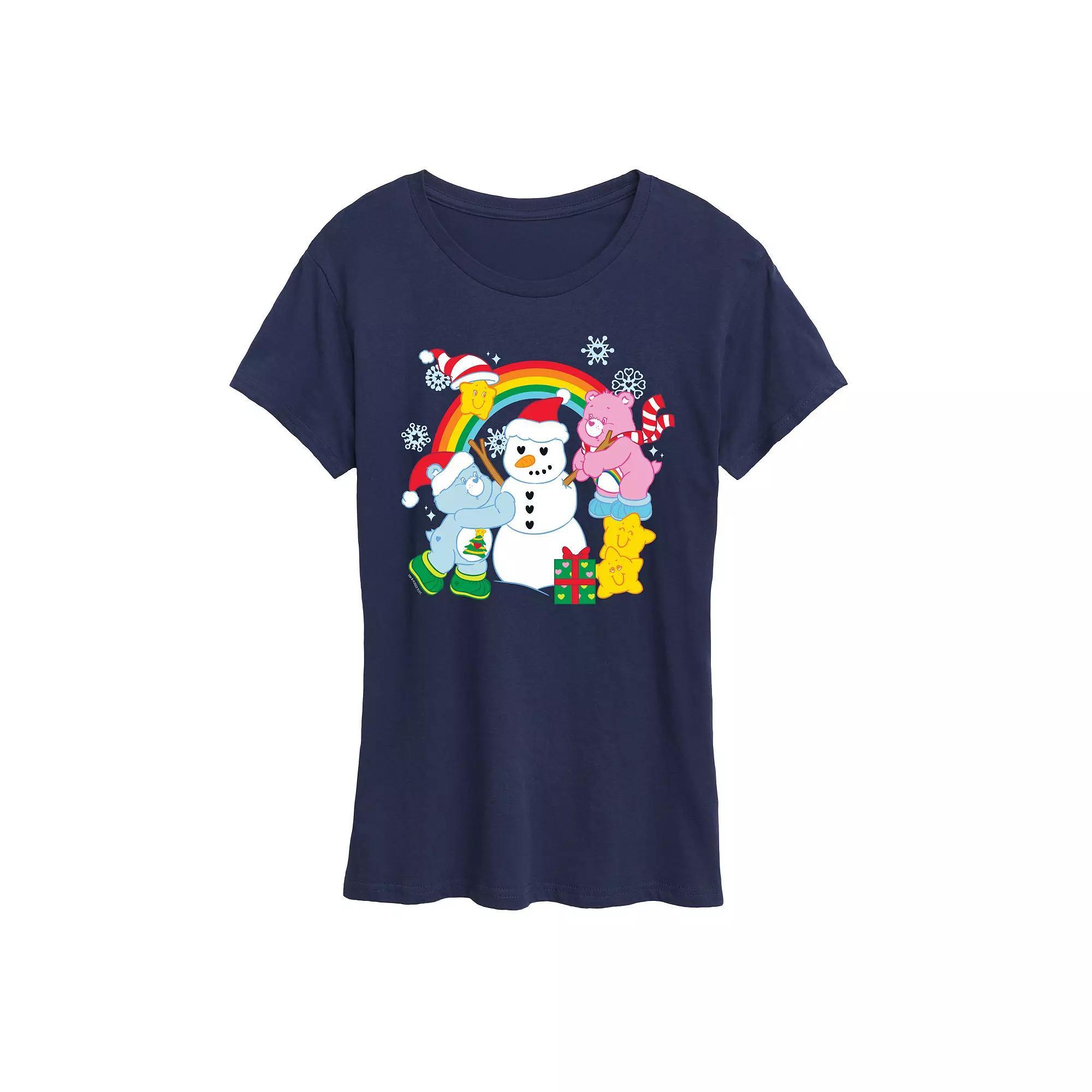 Women's Care Bears Snowman Graphic Tee, Girl's,  Product Image