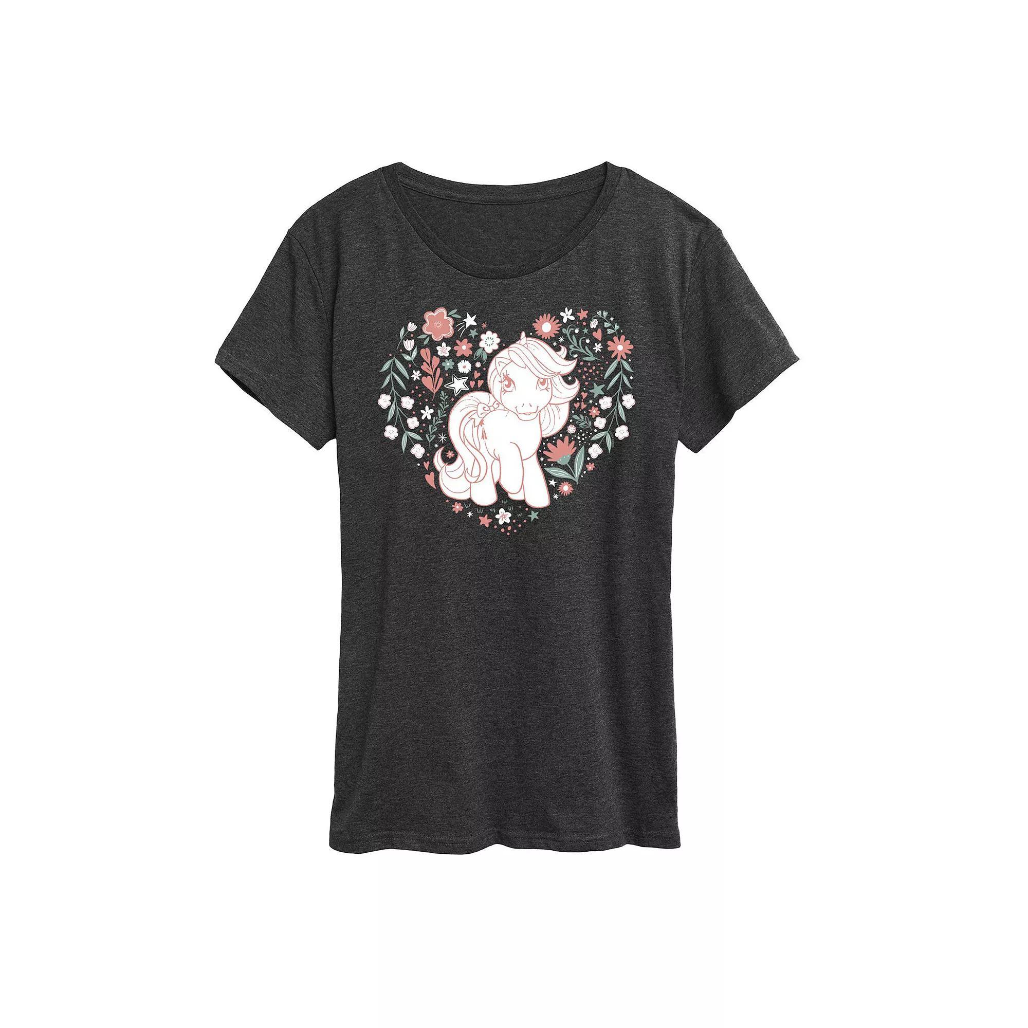 Women's My Little Pony Spring Heart Graphic Tee,  Product Image