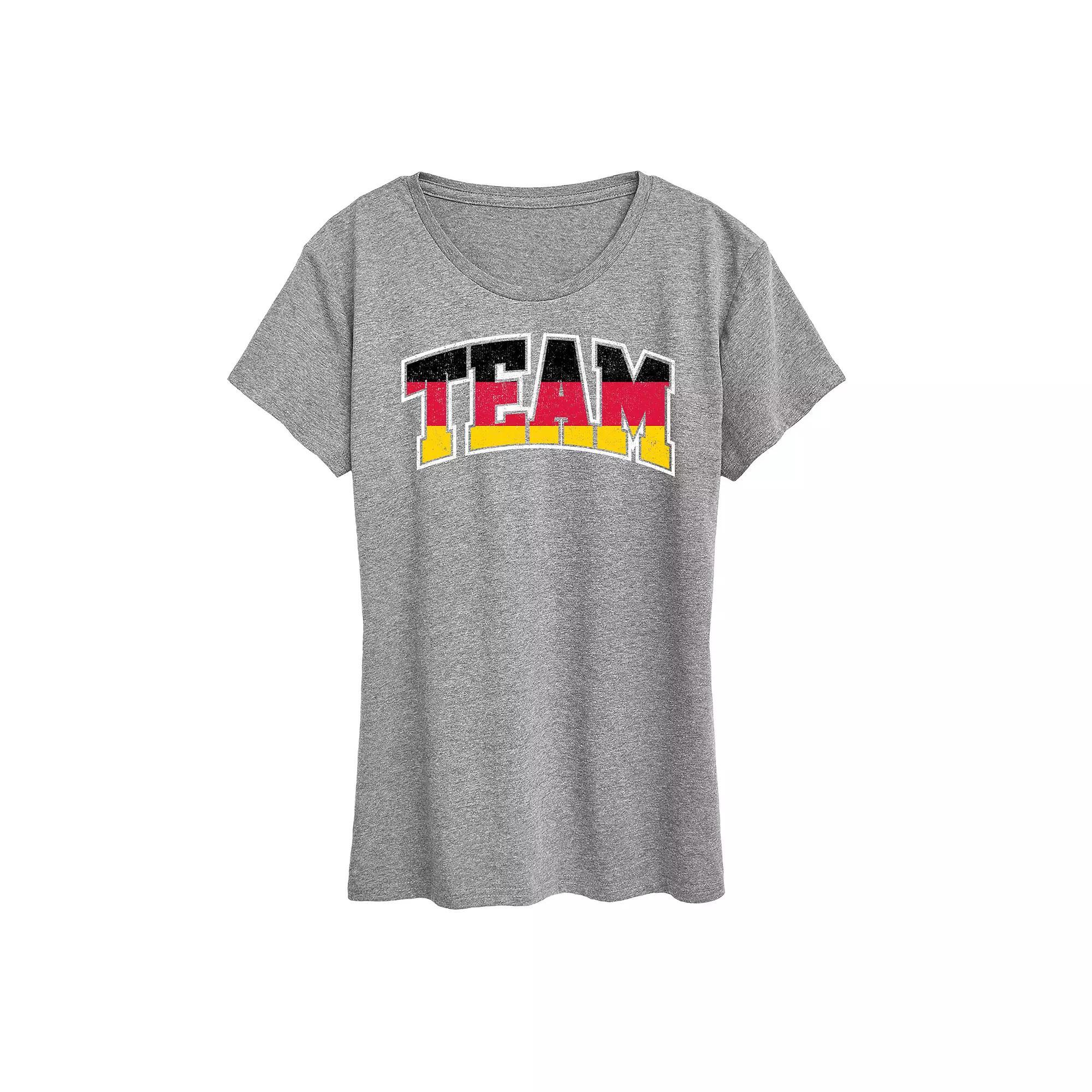 Women's Team Germany Graphic Tee, Size: Large, Black Product Image