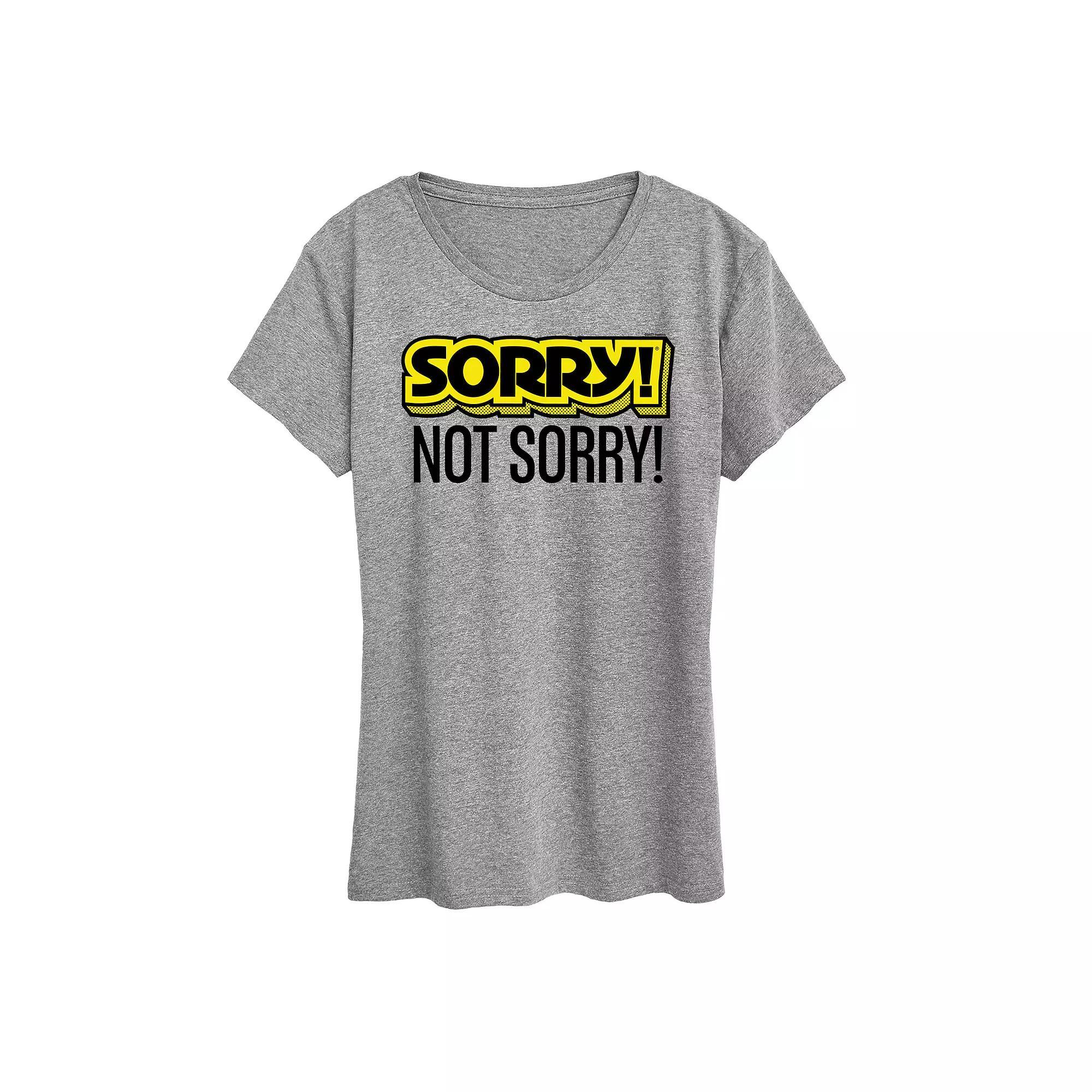 Women's Sorry Not Sorry Graphic Tee by Hasbro,  Product Image