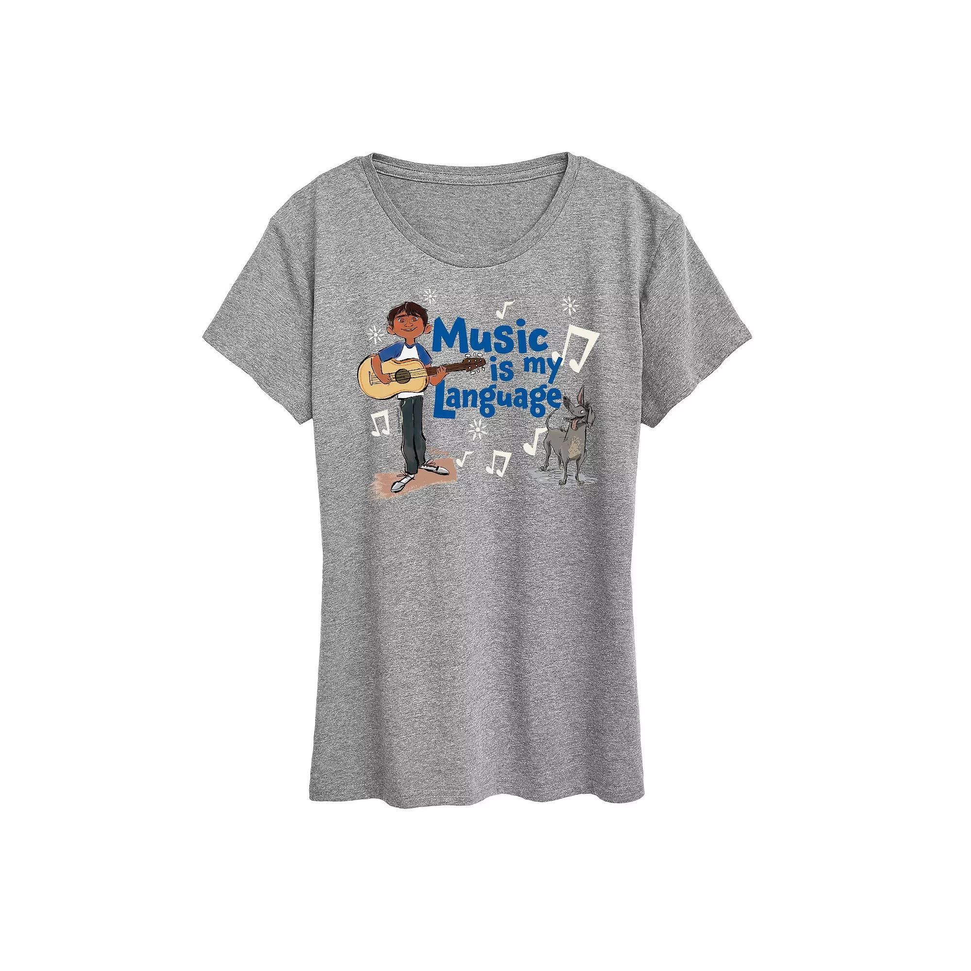 Disney's Coco Miguel Women's Music Is My Language Graphic Tee, Girl's,  Product Image