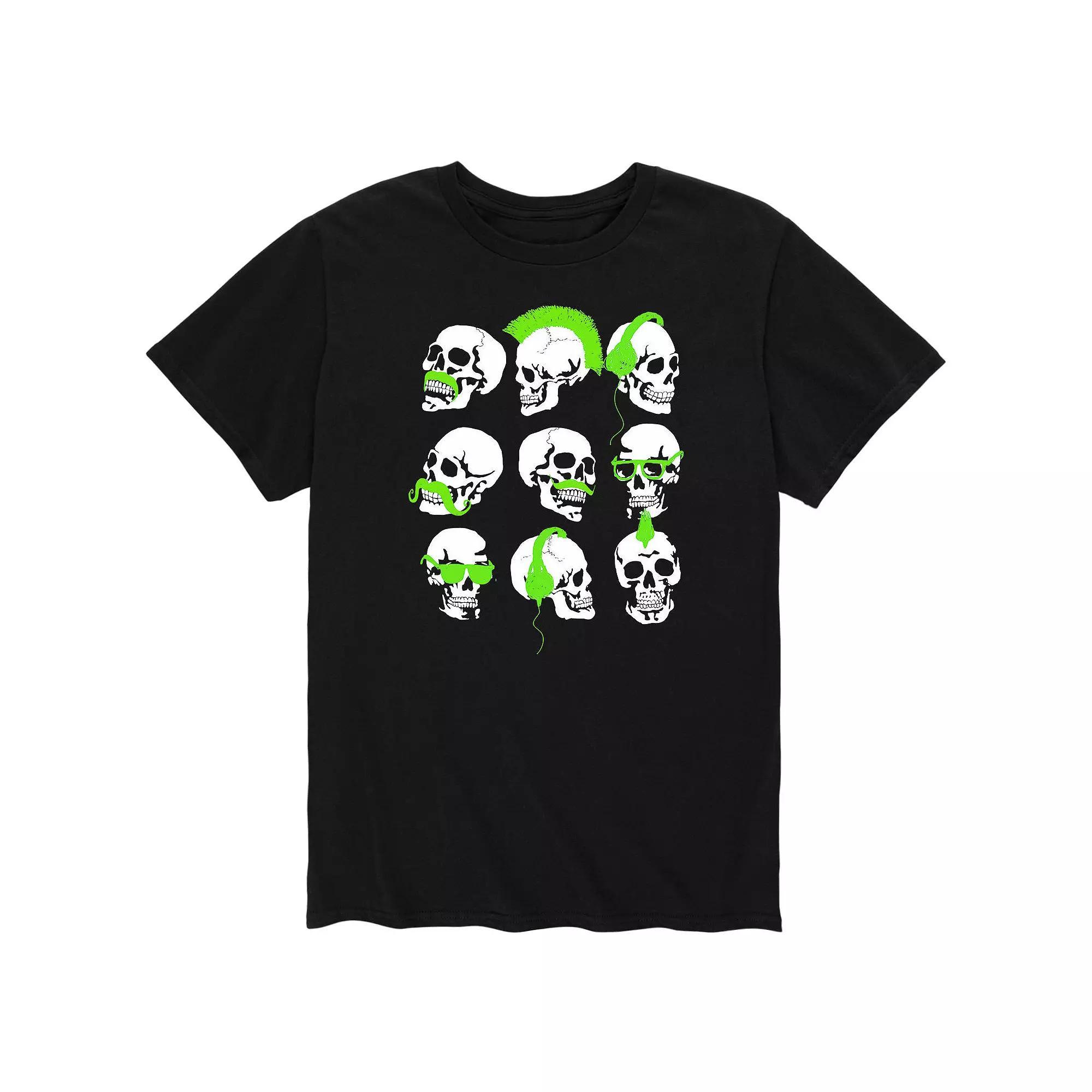 Men's Skull Crew Graphic Tee,  Product Image