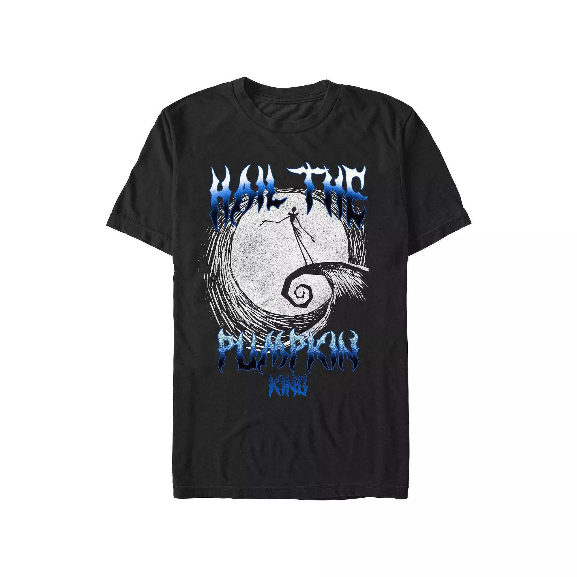 Disney's The Nightmare Before Christmas Hail The Pumpkin King Men's Graphic Tee, Size: XL, Black Product Image