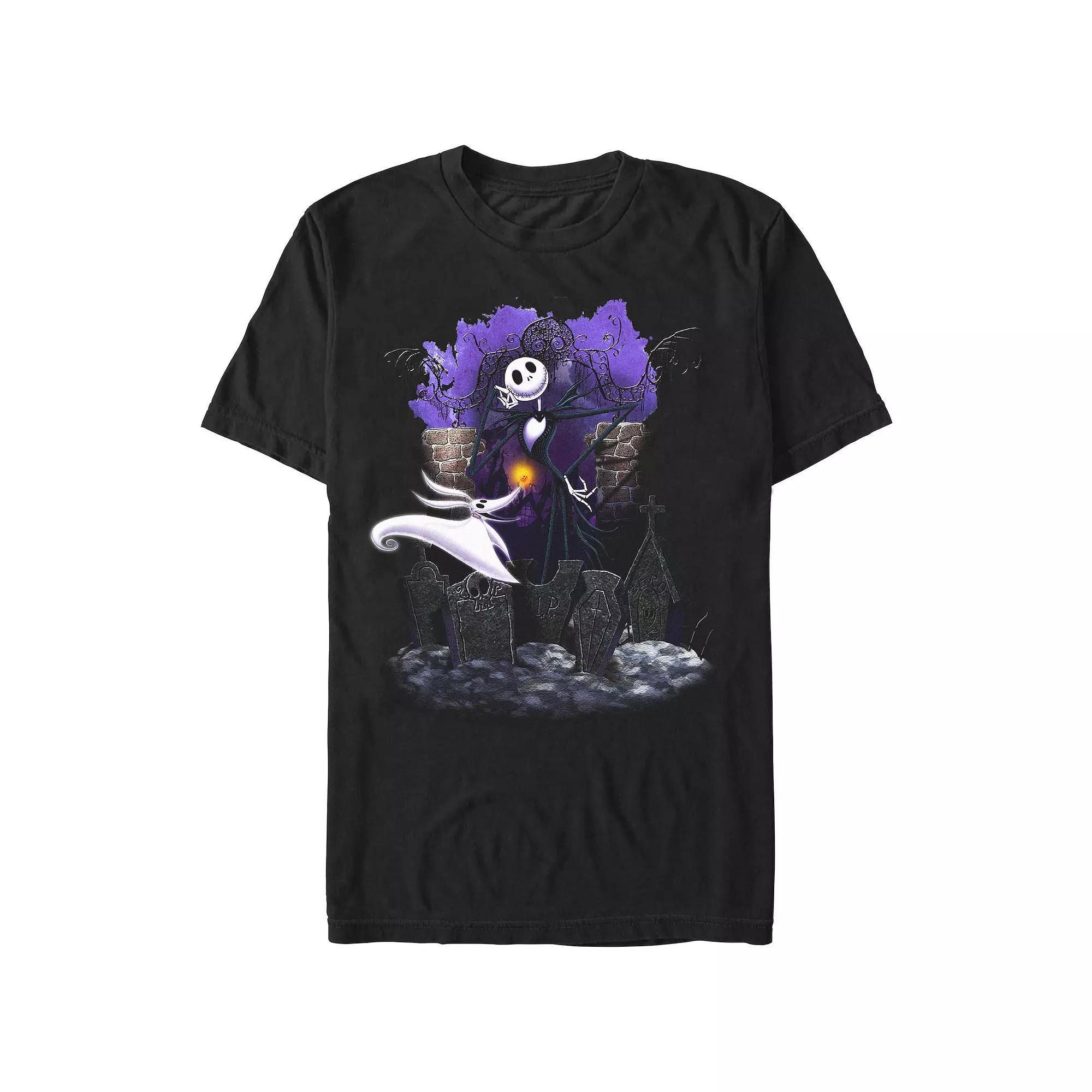 Disney's The Nightmare Before Christmas Graveyard Buddies Men's Graphic Tee, Size: Large, Black Product Image