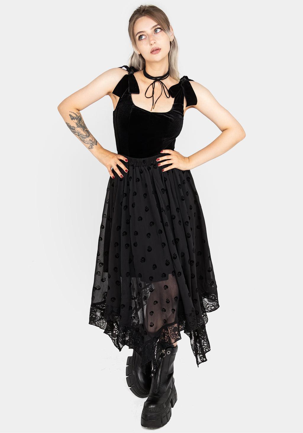 Lisette Velour Tie Strap Corset Top Product Image