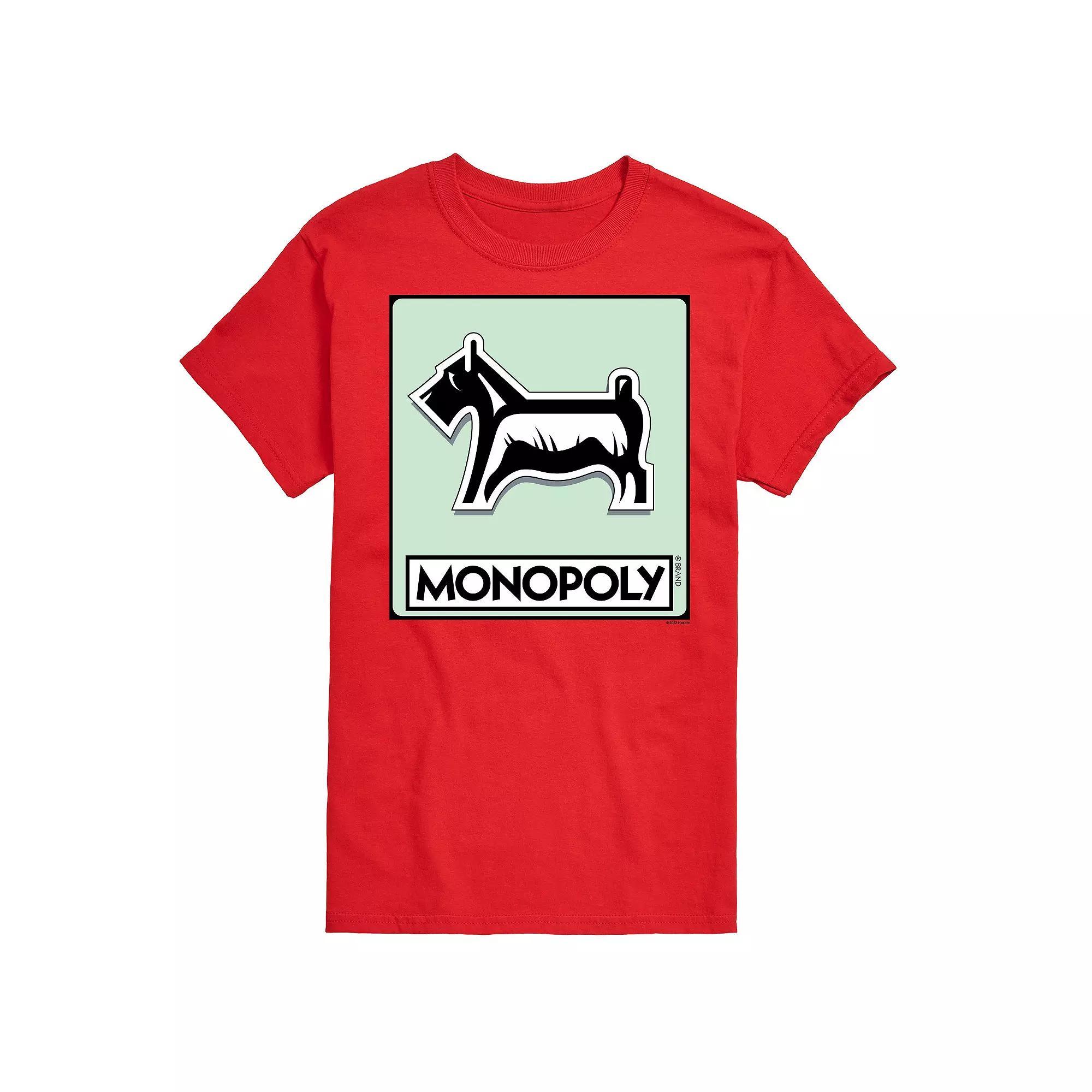 Big & Tall Monopoly Dog Token Graphic Tee, Men's, Size: 3XB, Gray Product Image