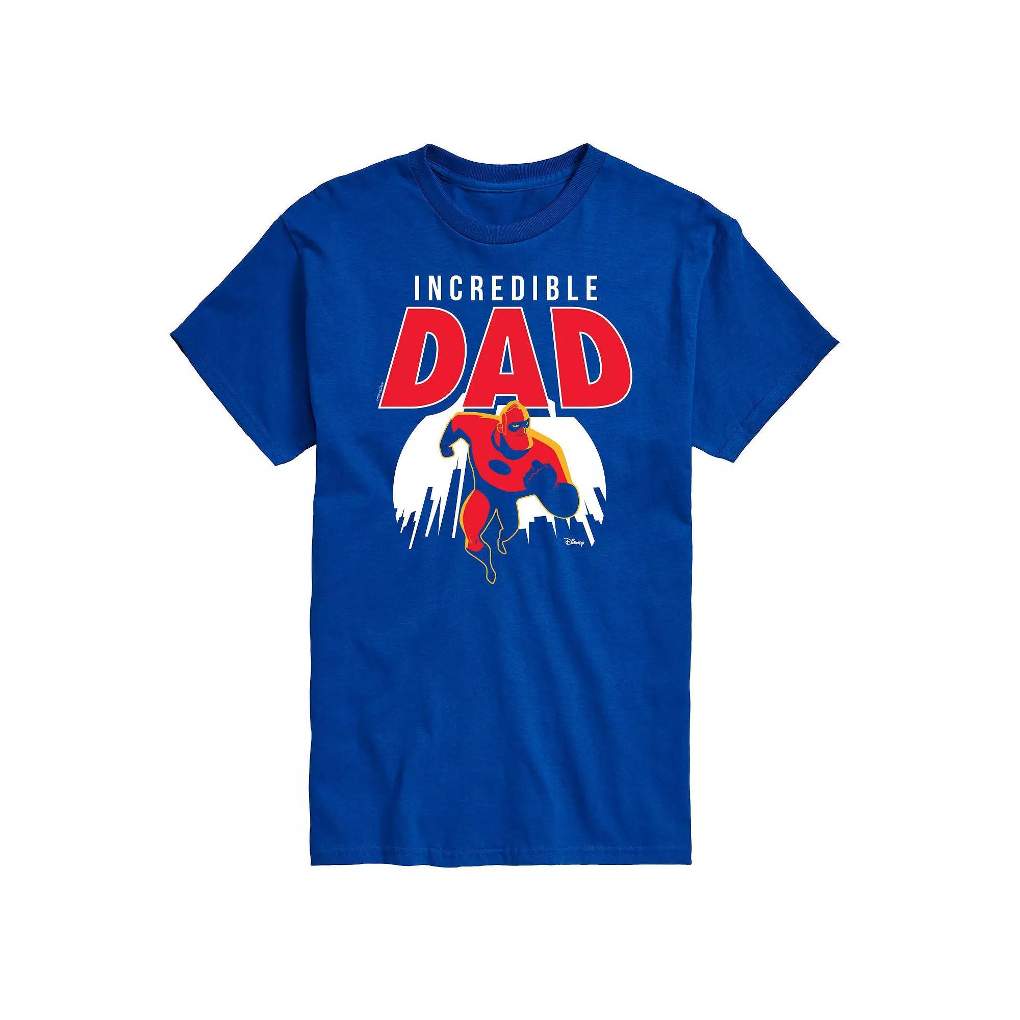 Disney's Men's The Incredibles Incredible Dad Tee,  Product Image