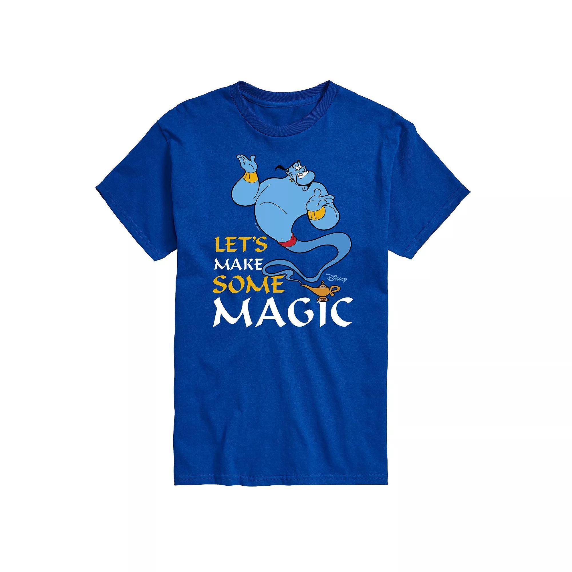 Disney Princess Big & Tall Let's Make Magic Graphic Tee, Men's, Size: 3XL Tall, Blue Product Image