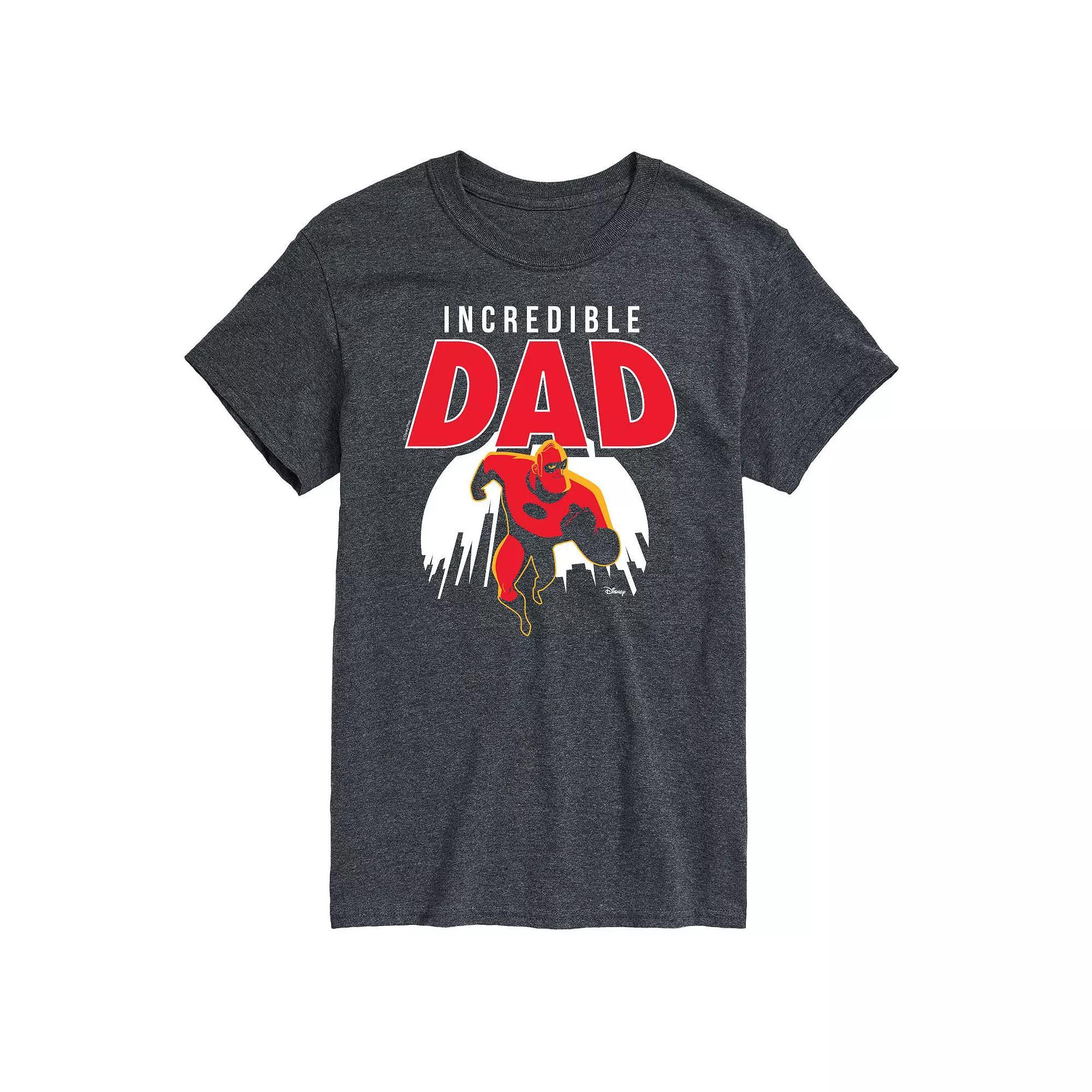 Disney's Men's The Incredibles Incredible Dad Tee,  Product Image