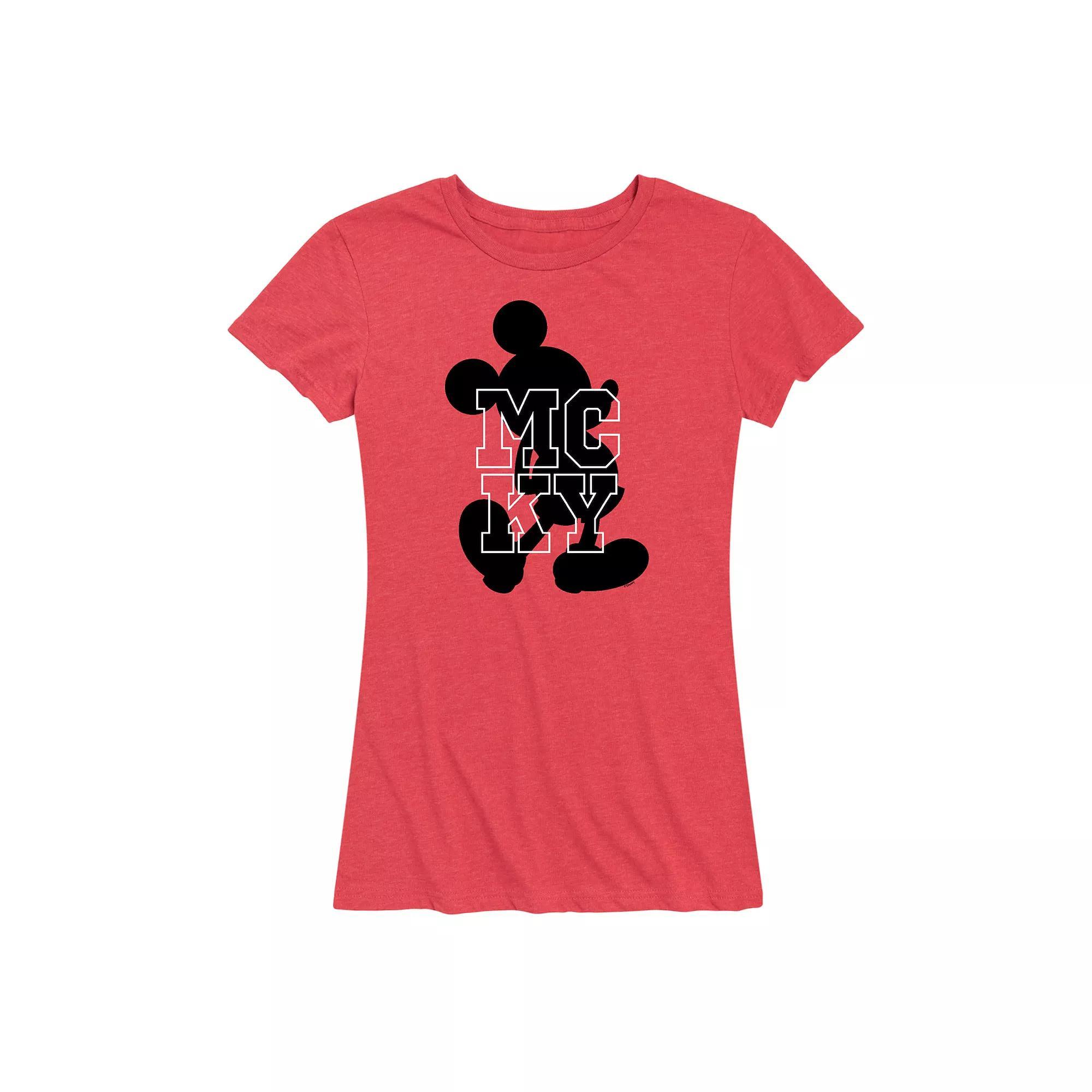 Disney's Mickey Mouse Women's Silhouette Graphic Tee,  Product Image