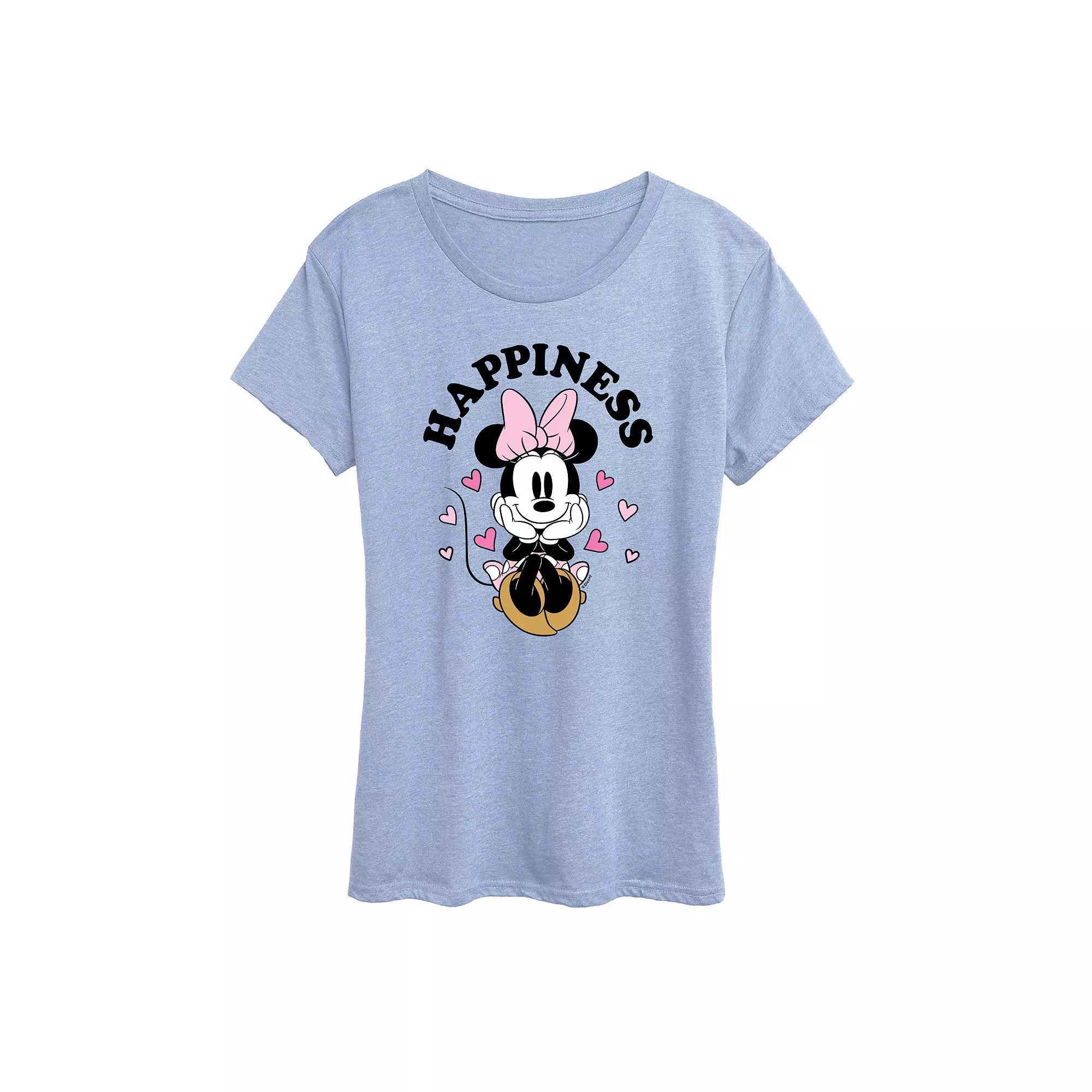 Disney's Minnie Mouse Women's Happiness Graphic Tee,  Product Image