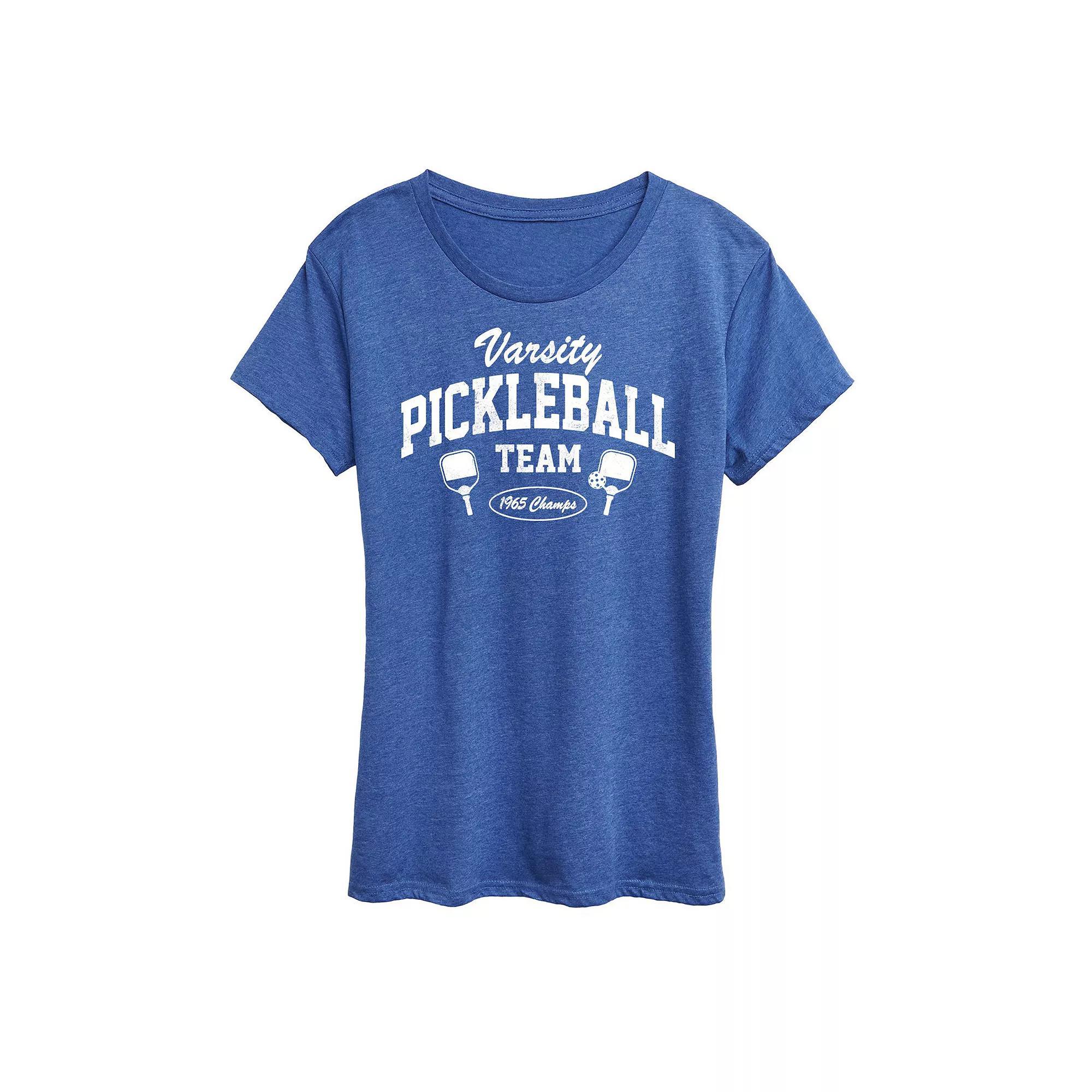 Plus Varsity Pickleball Graphic Tee, Women's,  Product Image