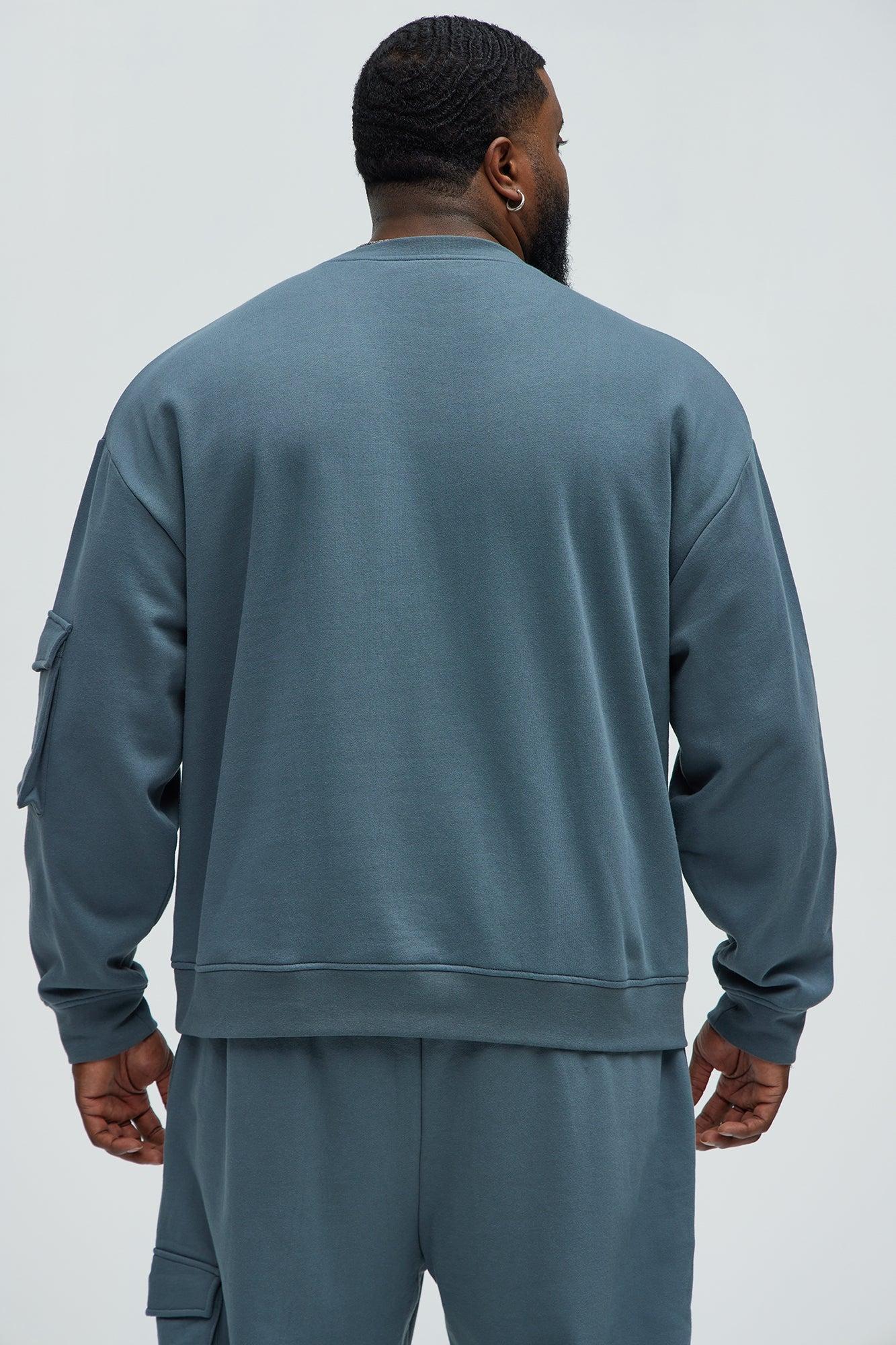 Classic Motors Crewneck Sweatshirt - Dusty Blue Product Image