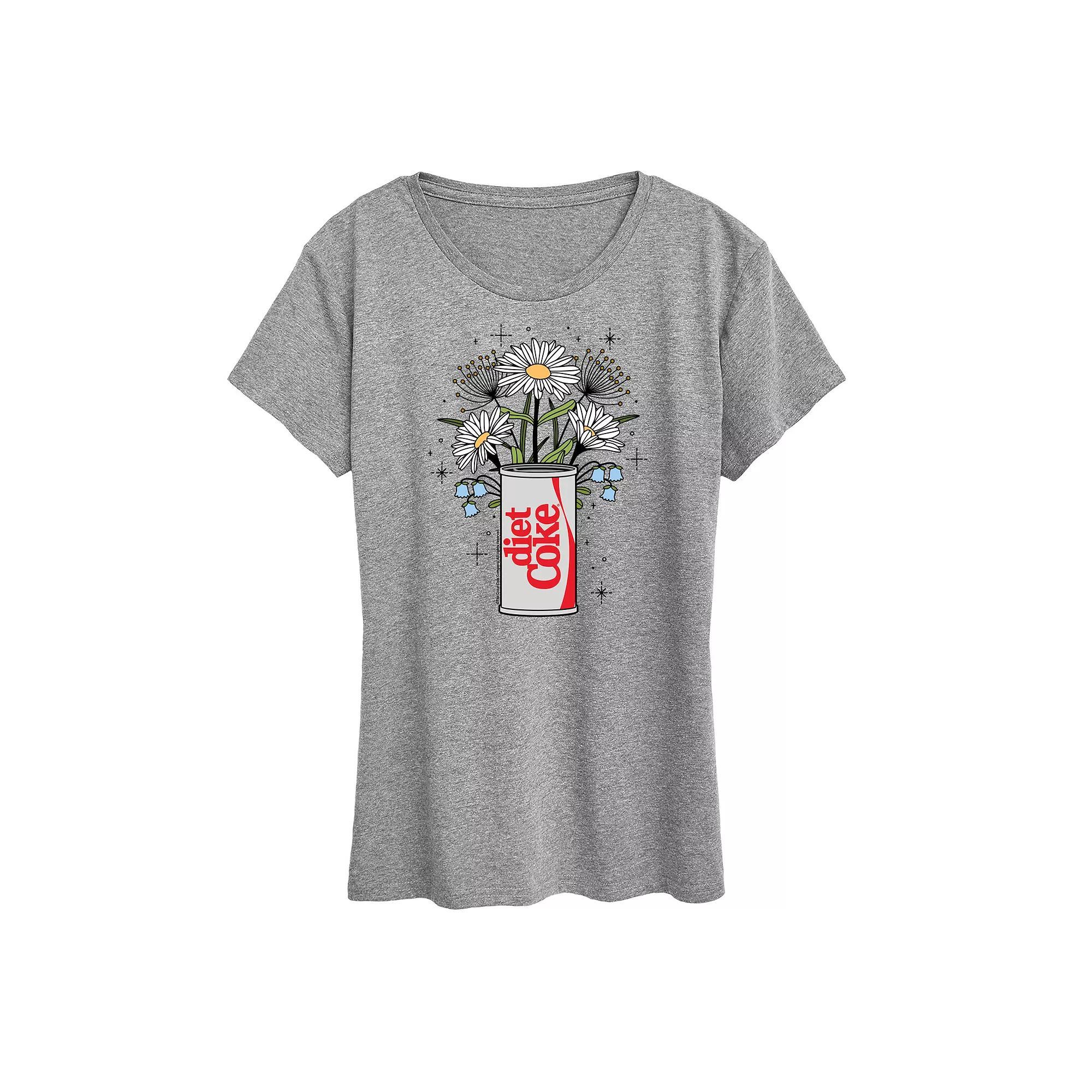 Women's Cactus Sombrero Graphic Tee, Size: XL, Grey Gray Product Image