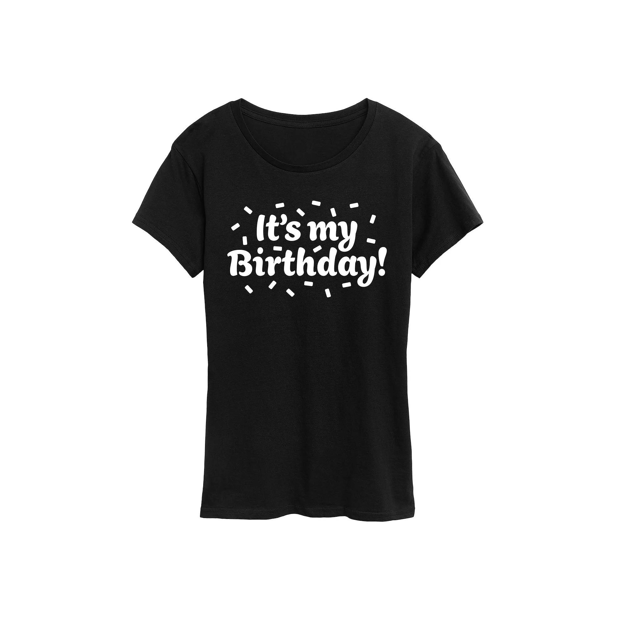 Women's It's My Birthday Graphic Tee,  Product Image