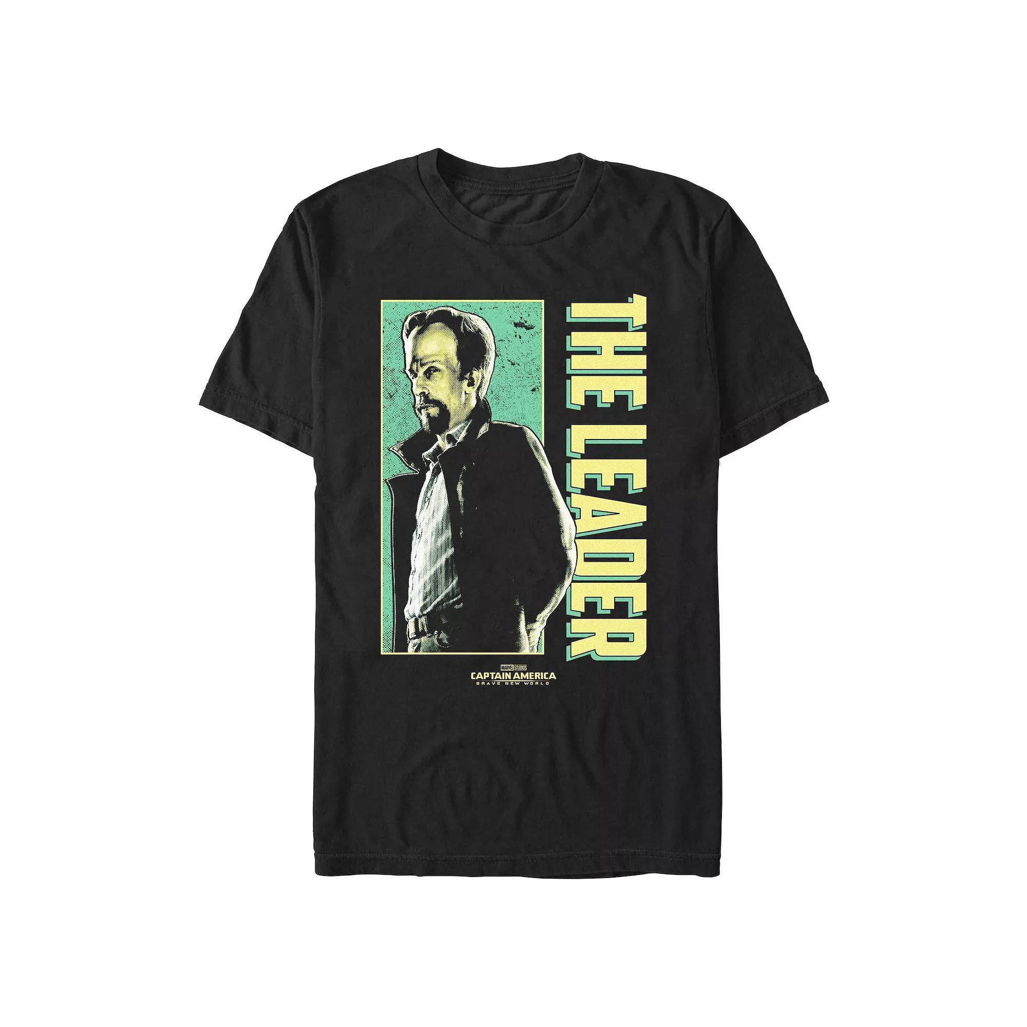 Big & Tall Marvel Captain America Brave New World The Leader Graphic Tee, Men's, Size: 5XL, Black Product Image