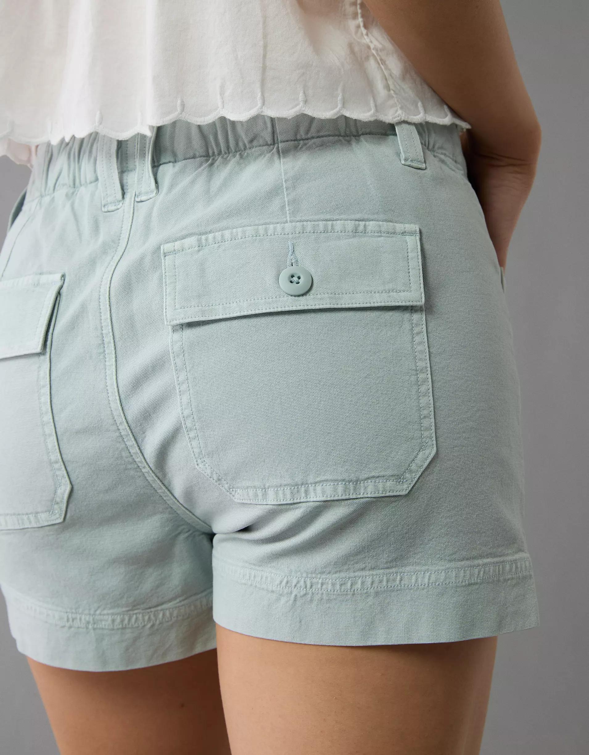 AE Stretch High-Waisted Relaxed Utility Short Product Image