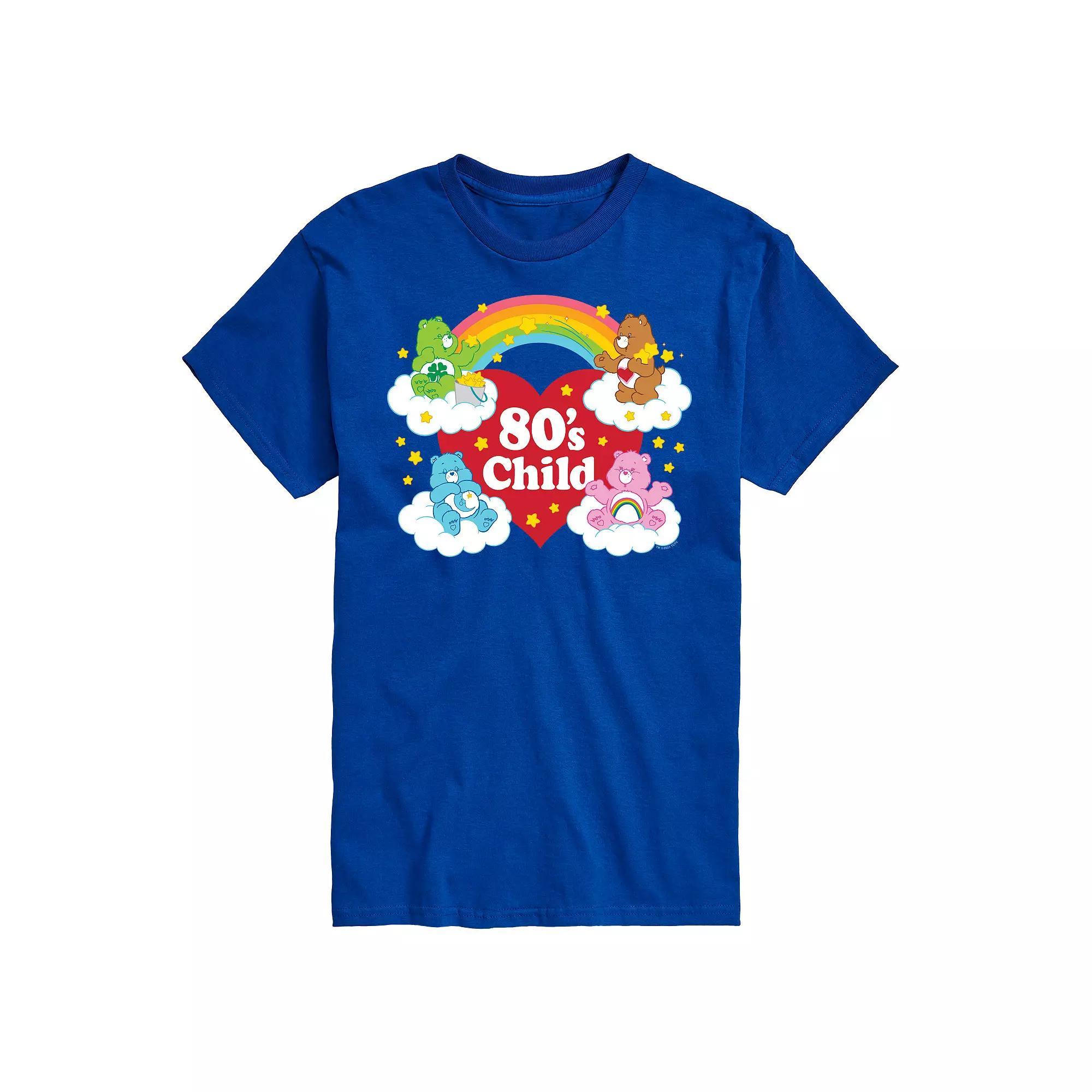 Big & Tall Care Bears 80s Child Graphic Tee, Men's,  Product Image