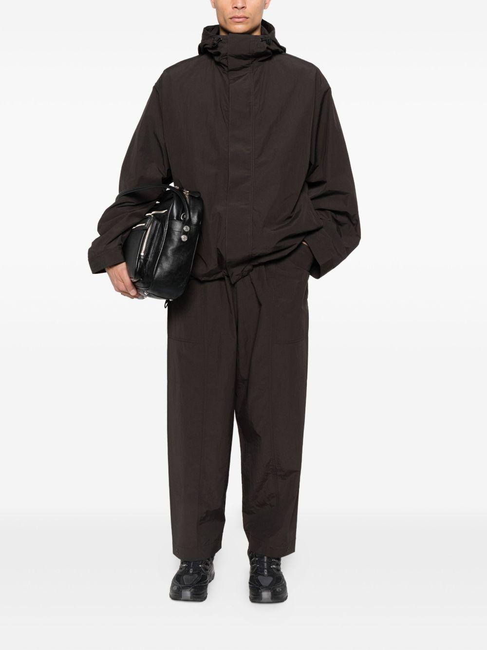 hooded windbreaker jacket Product Image