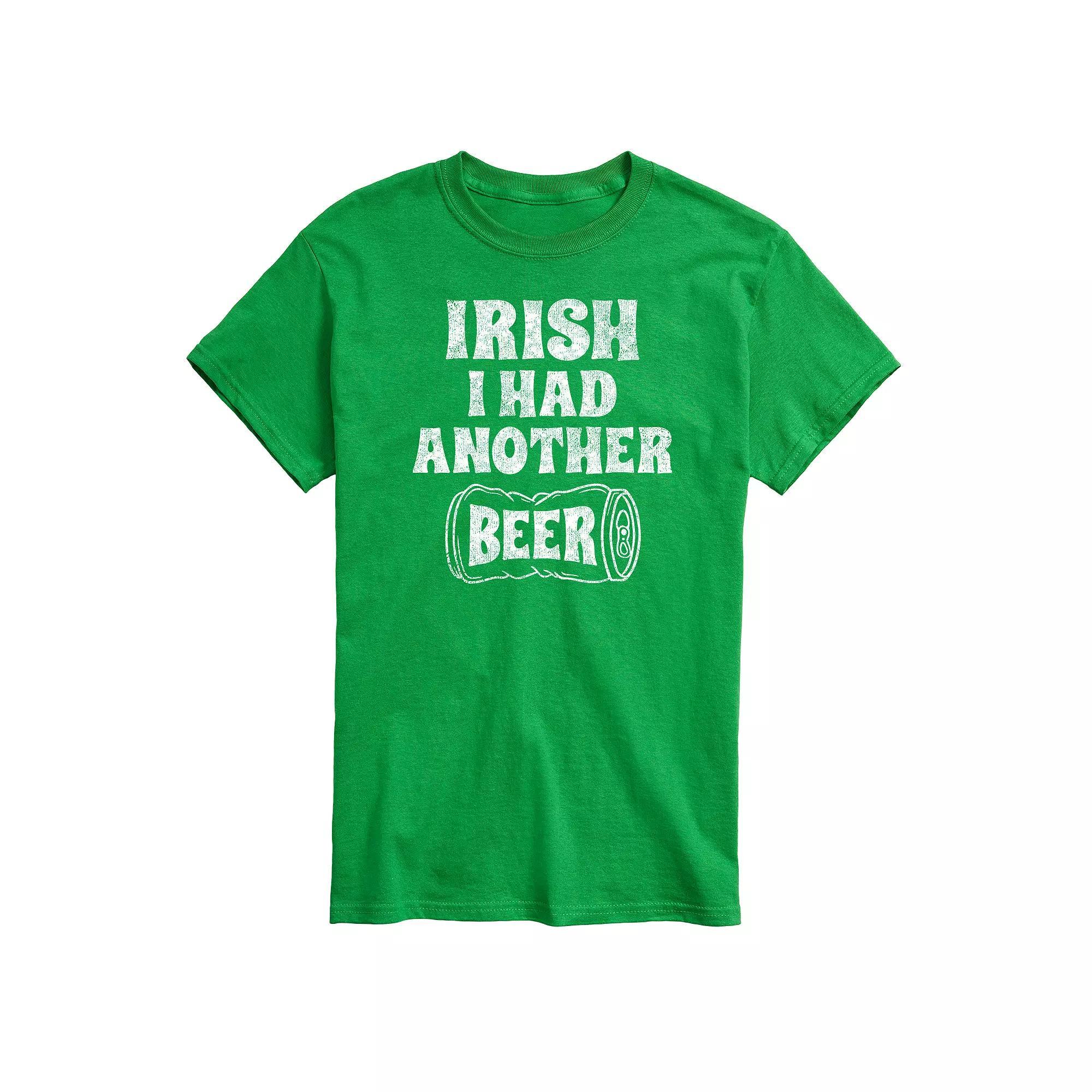 Men's Irish I Had Another Beer Tee, Size: XL, Green Product Image