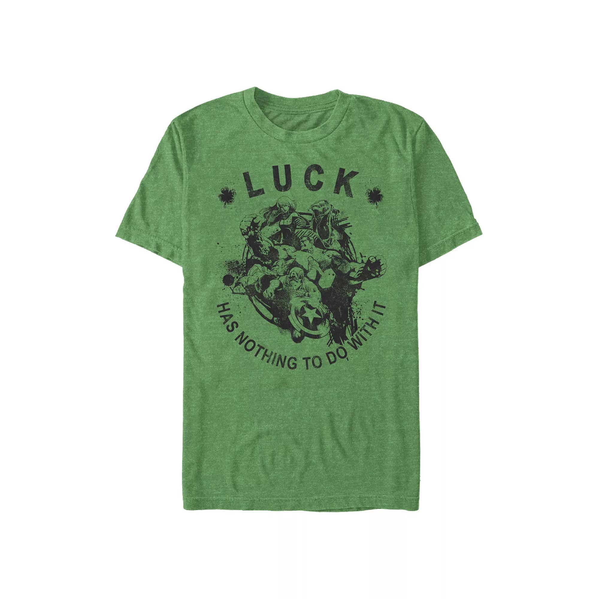 Big & Tall Marvel Luck Has Nothing To Do With It Graphic Tee, Men's,  Product Image