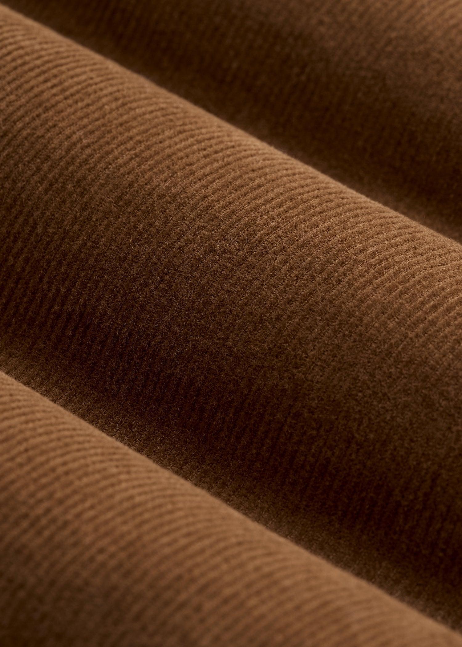 LJ&S Sherpa Corduroy Trucker Jacket for Tall Men in Tan Brown Male Product Image