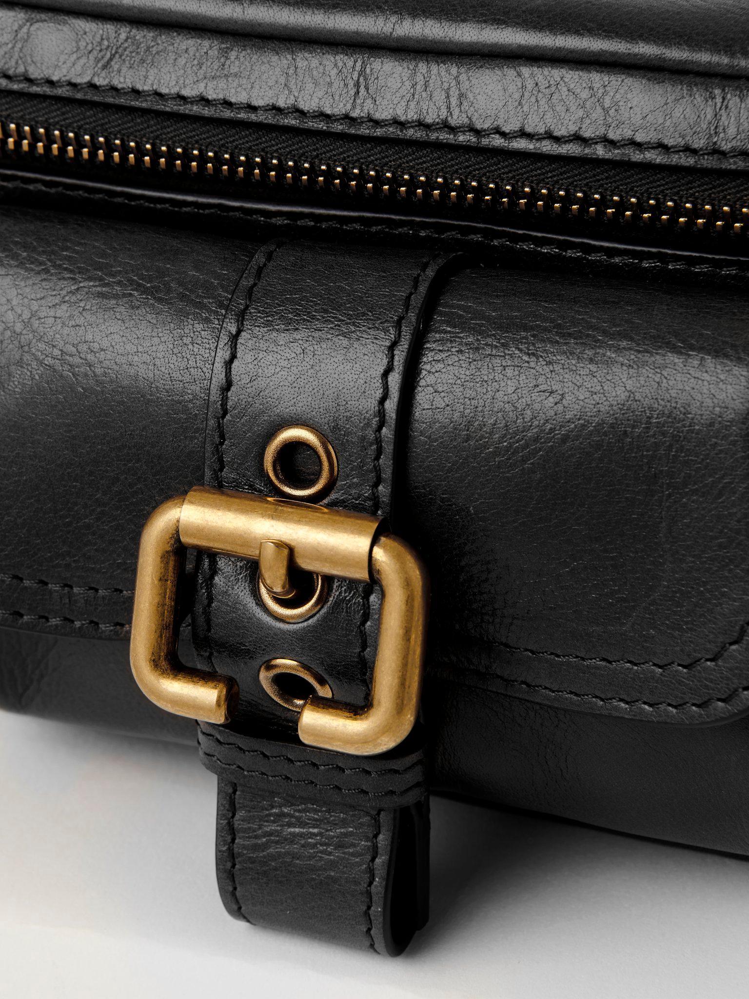 Small Camera bag in shiny leather Product Image