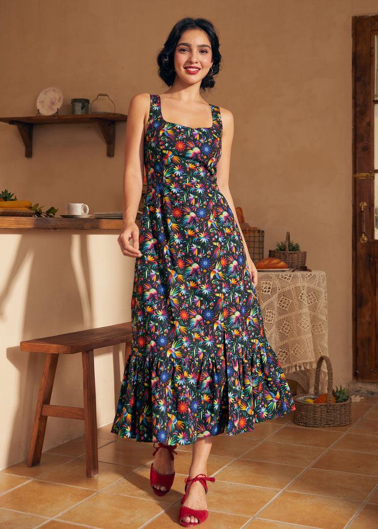 Riviera Stroll Midi Dress Product Image