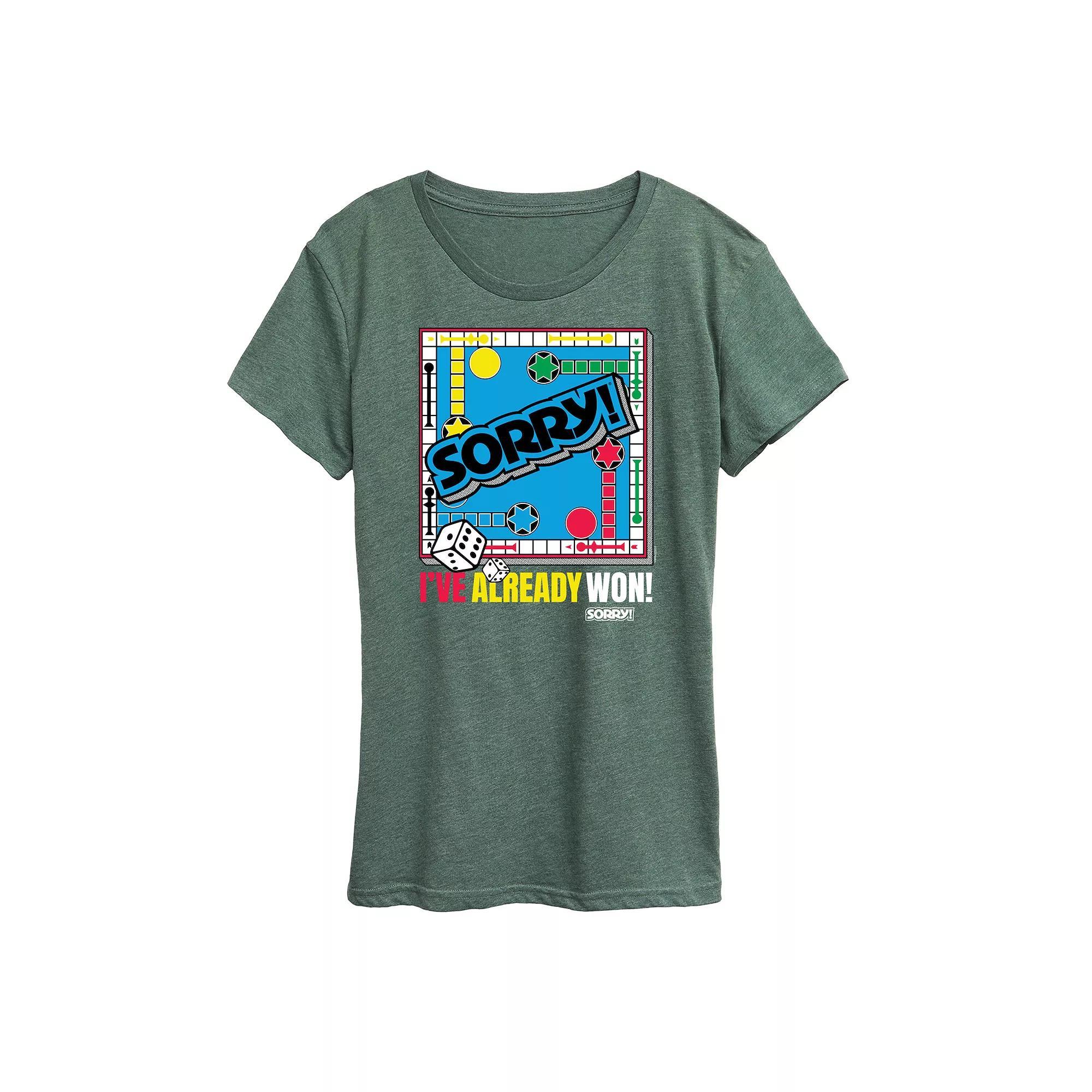 Women's Sorry I've Already Won Graphic Tee by Hasbro,  Product Image