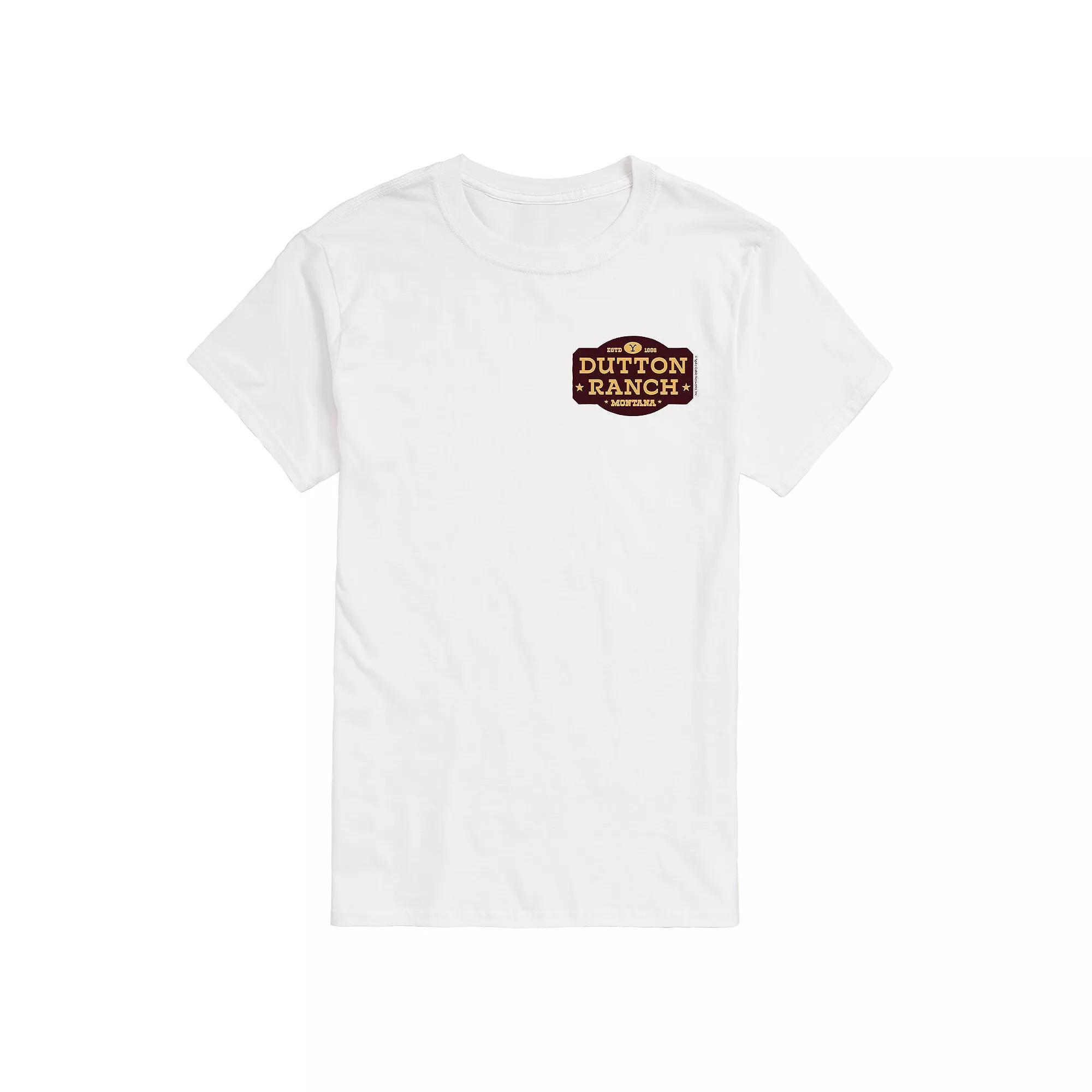 Big & Tall Yellowstone Dutton Ranch Tee, Men's,  Product Image