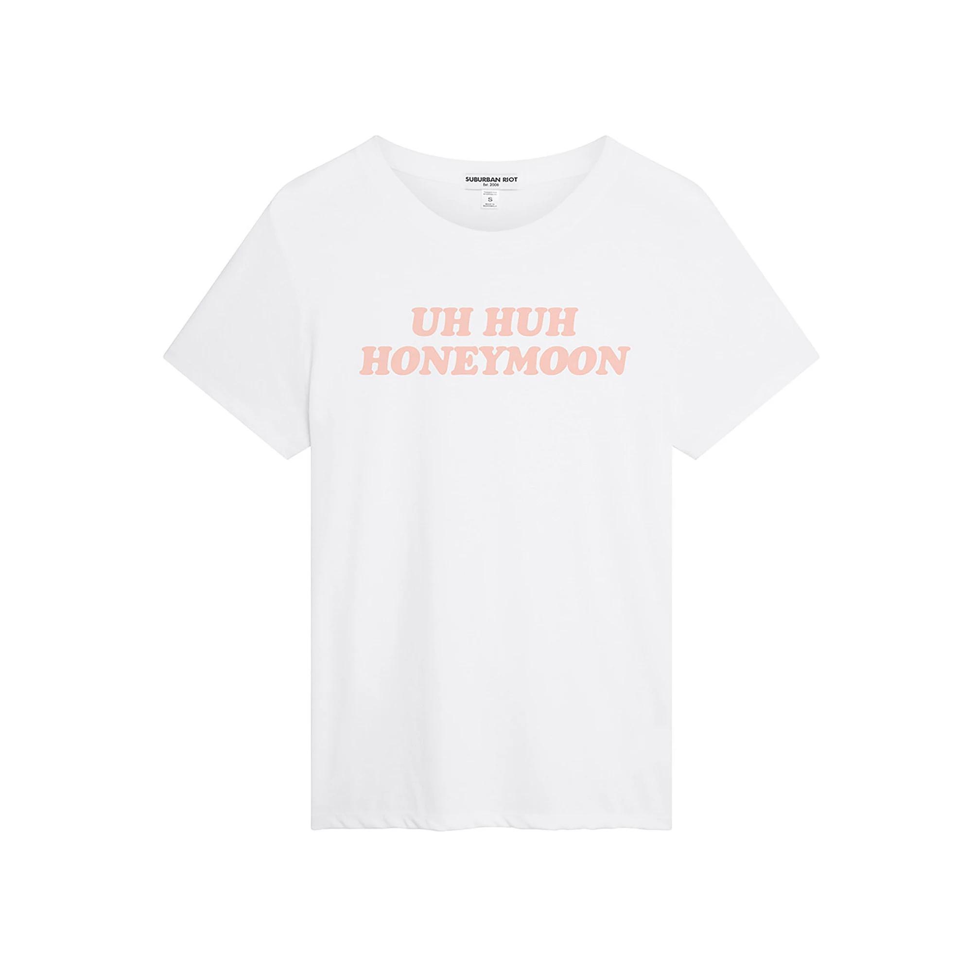 Women's Suburban Riot "Uh Huh Honeymoon" Loose Graphic Tee, Girl's, Size: XS, White Product Image