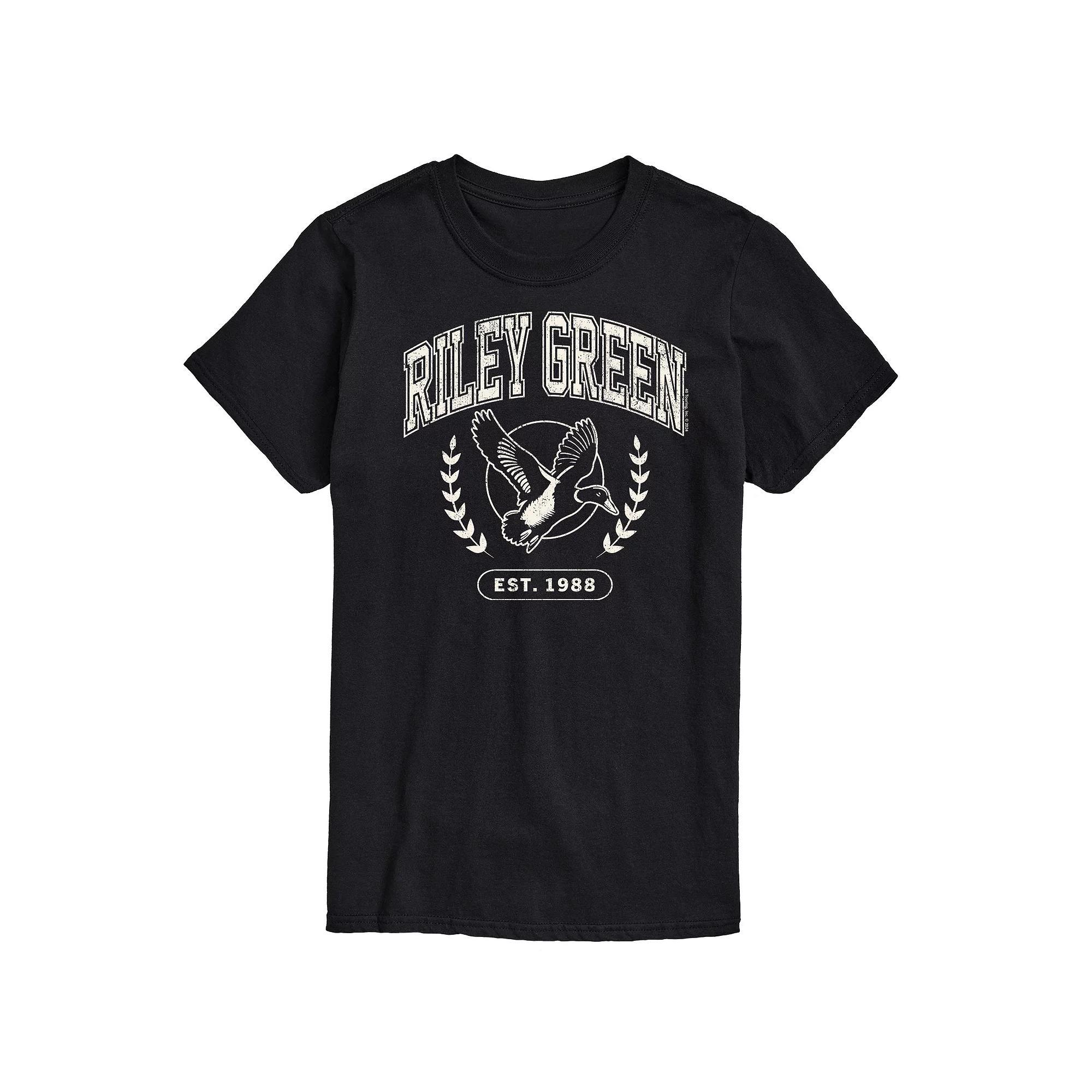 Men's Riley Green Collegiate Graphic Tee,  Product Image