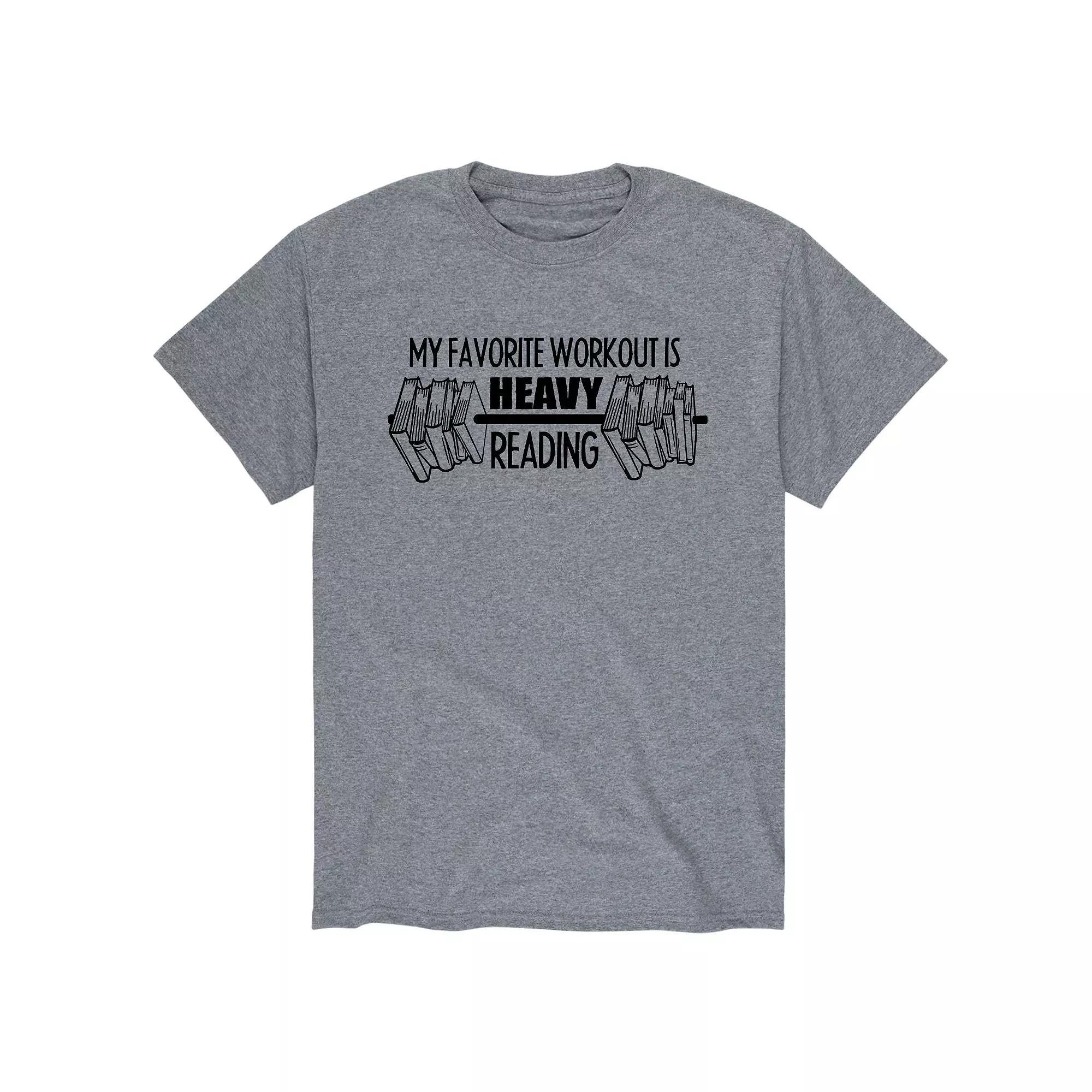 Men's My Favorite Workout Reading Tee,  Product Image