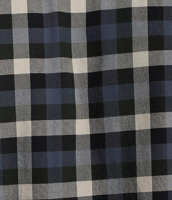 Cremieux Blue Label Tailored Fit Check Pattern Oxford Long Sleeve Woven Shirt Product Image