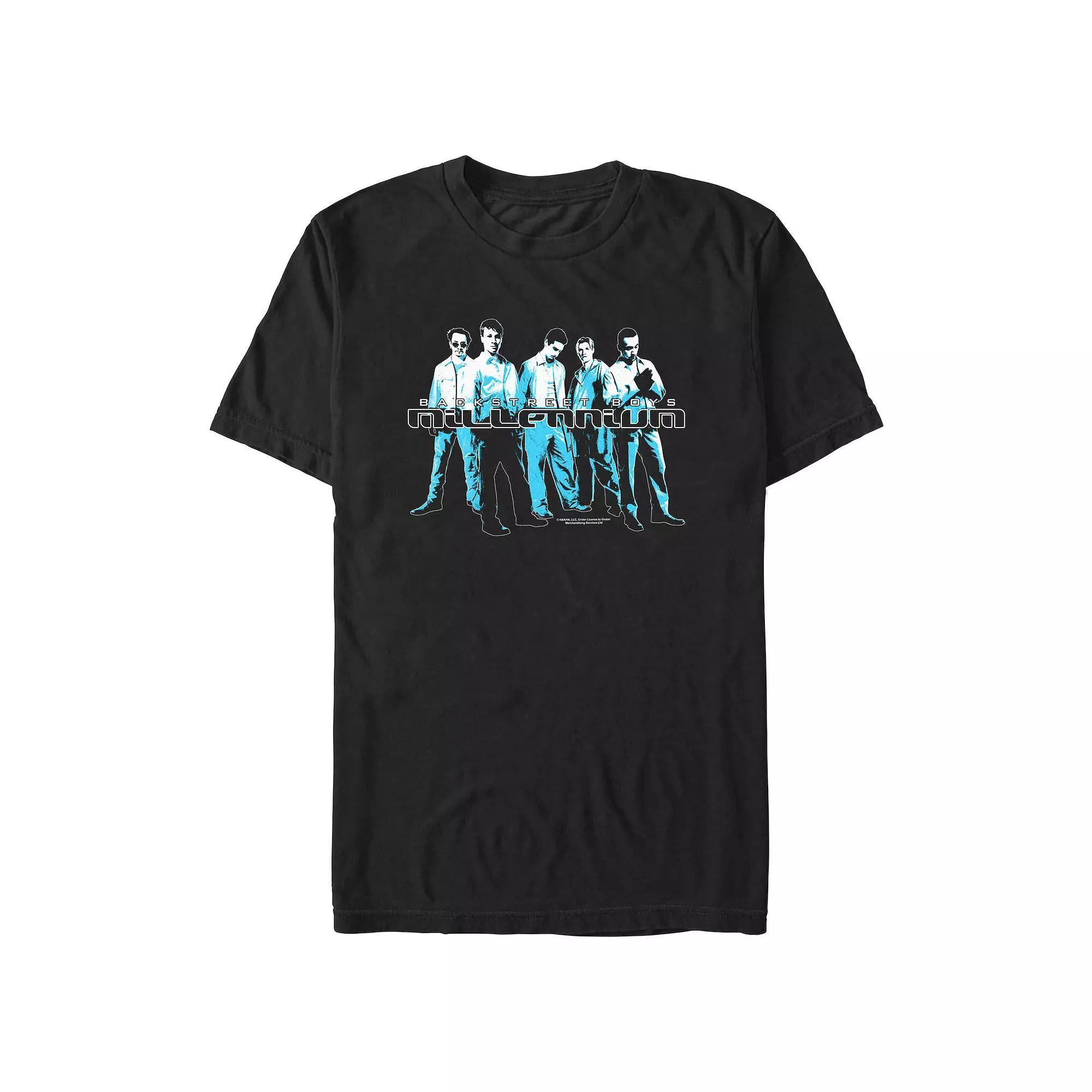 Men's Backstreet Boys Millennium Design Graphic Tee, Size: Large, Black Product Image